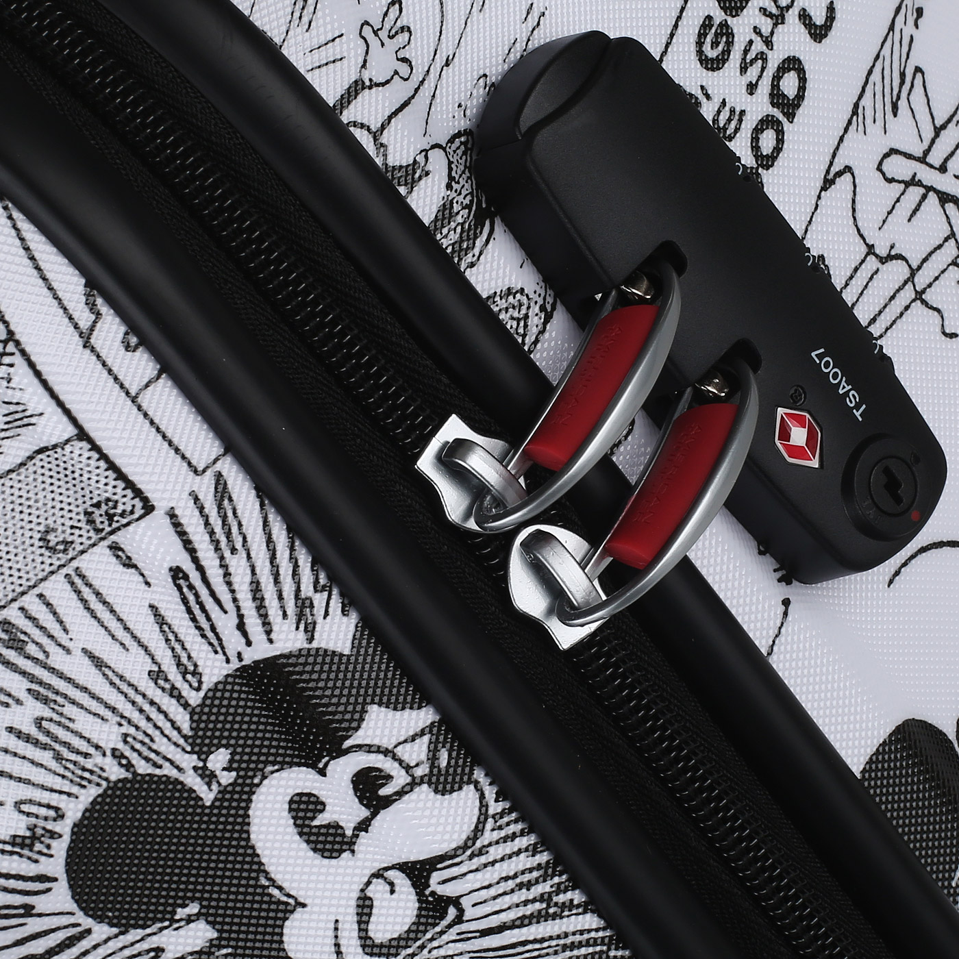 Чемодан большой L из ABS-пластика с кодовым замком American Tourister Wavebreaker Disney