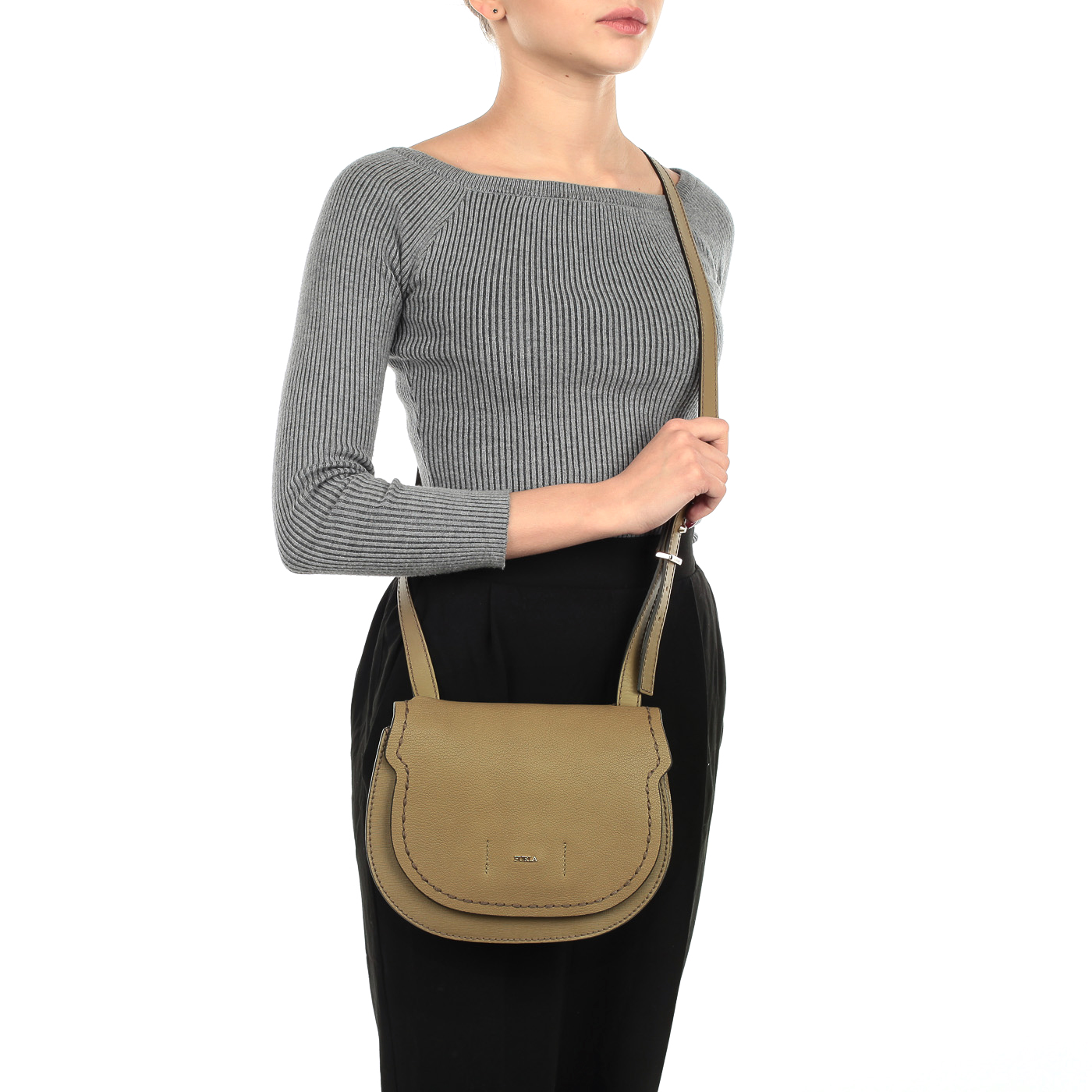 Женская кожаная сумка через плечо Furla Gioia