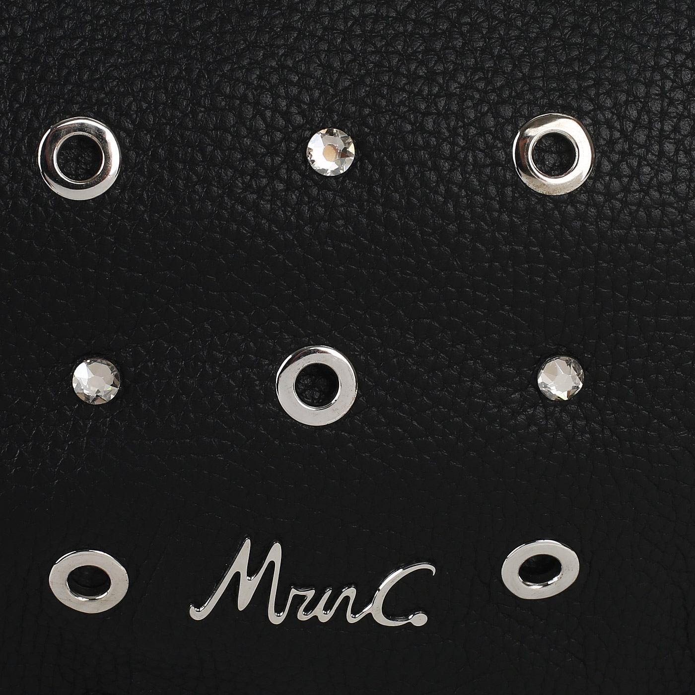 Сумка с клёпками и стразами Marina Creazioni 