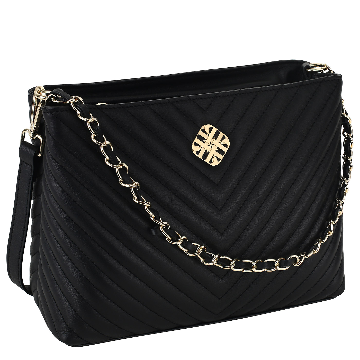 Стёганая кожаная сумка Piumelli Harper