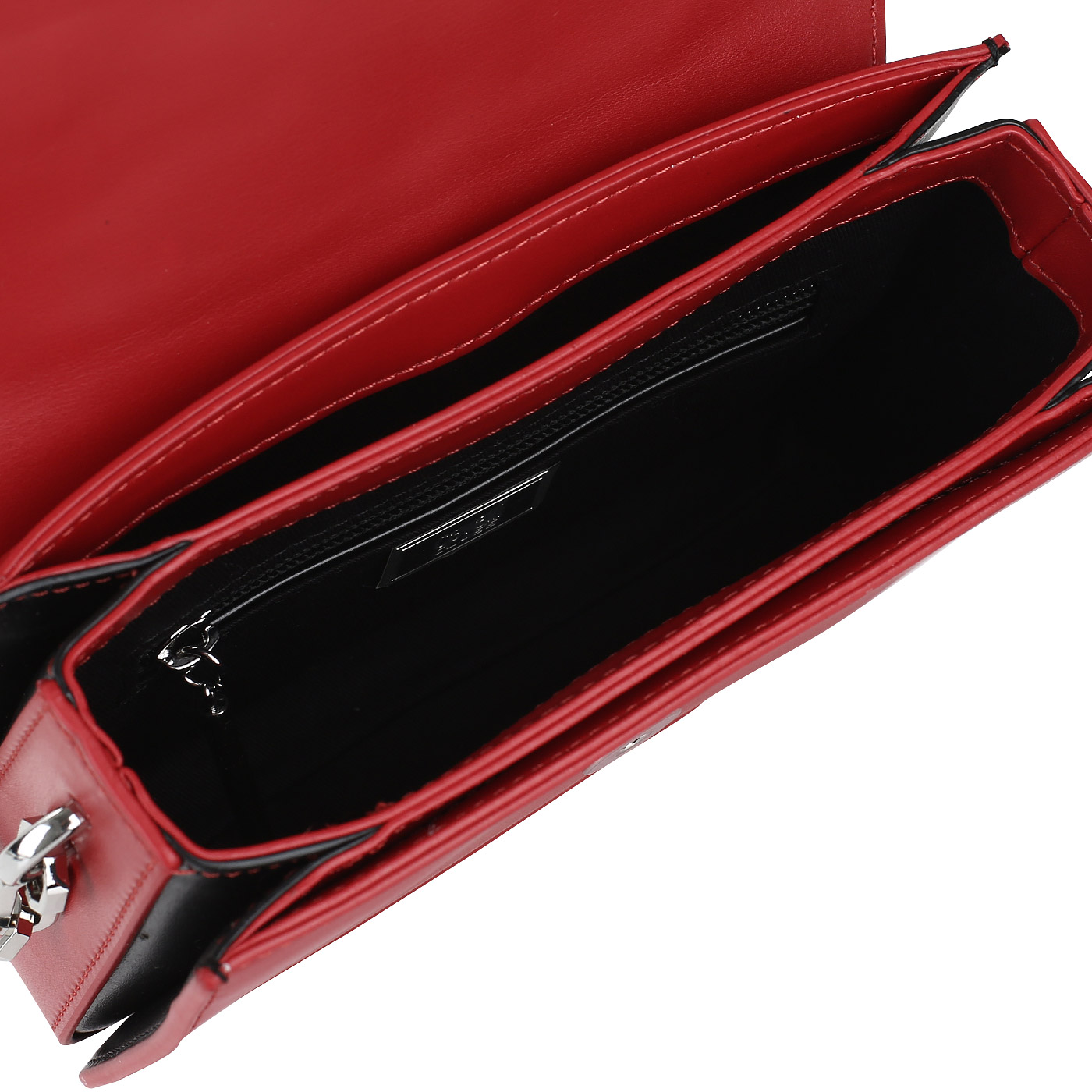 Красная сумочка с аппликацией Cavalli Class Milano Rmx