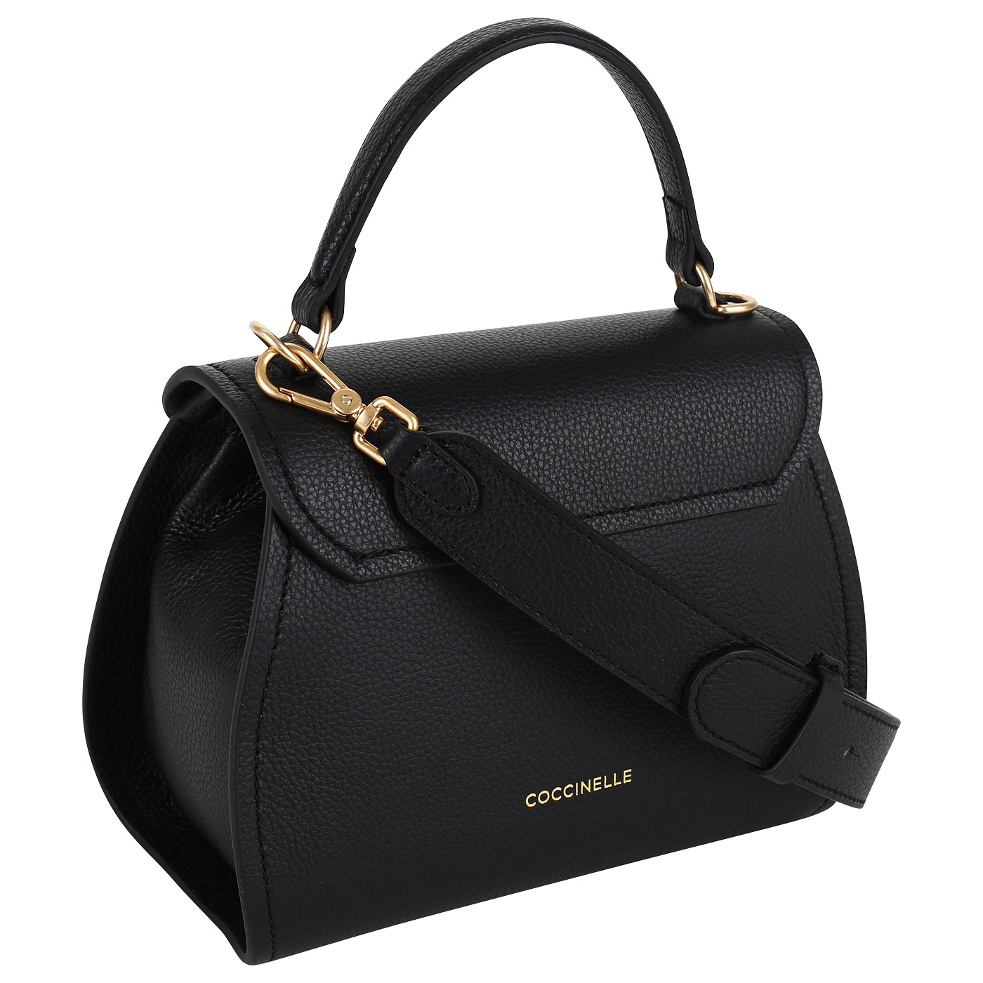 Сумка из натуральной зернистой кожи Coccinelle Marvin