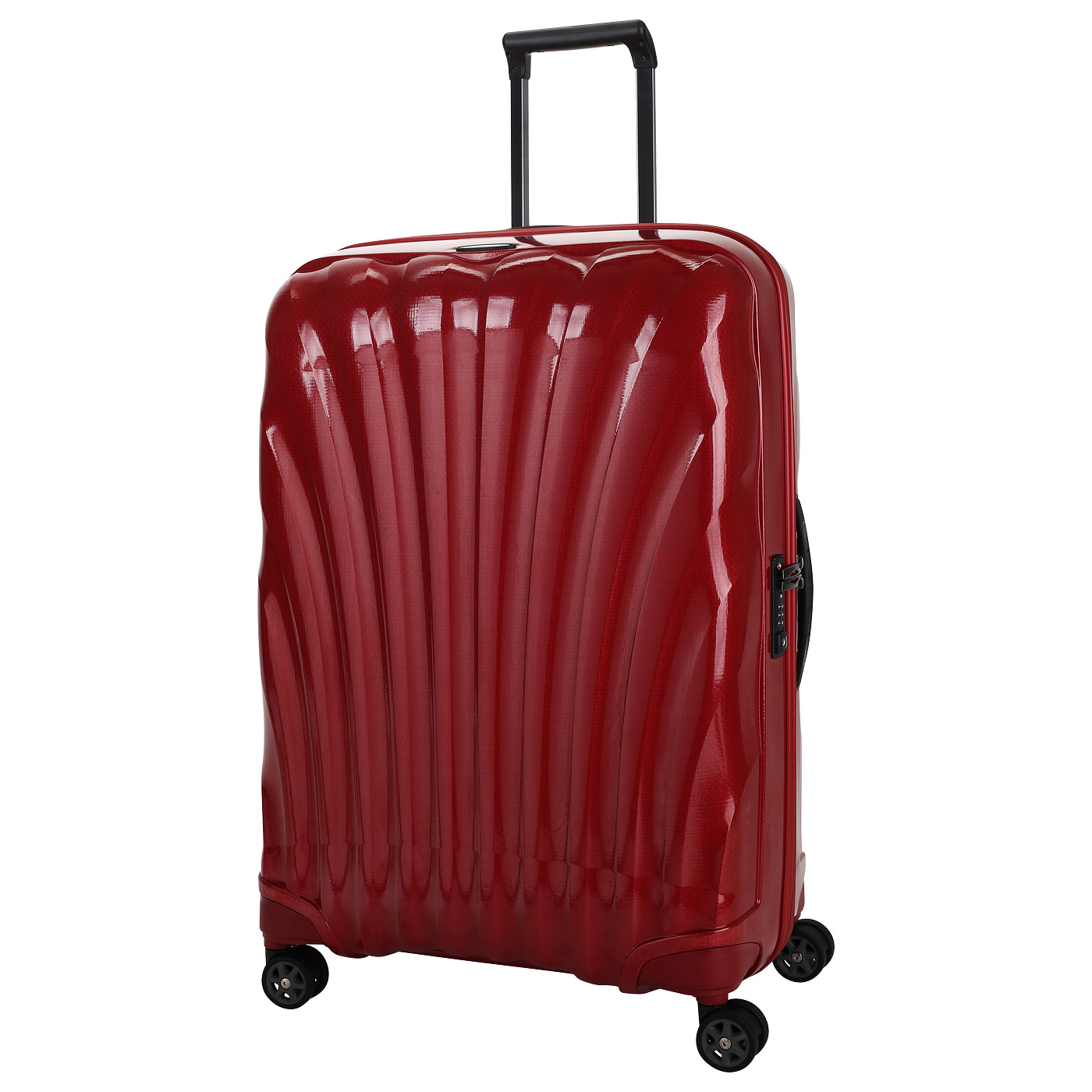 Samsonite Чемодан большой L из материала Curv с кодовым замком