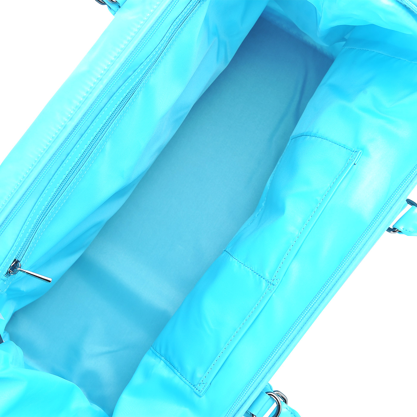 Текстильная дорожная сумка голубого цвета Lipault Lady Plume