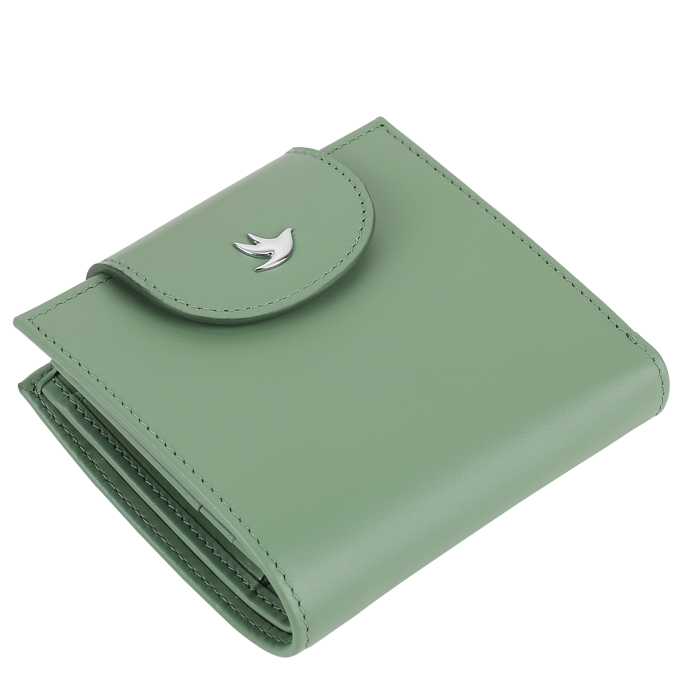 Кошелек складной на кнопке Aurelli Ocean