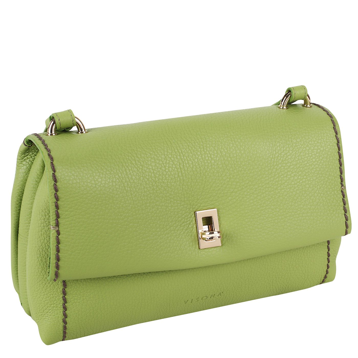 Кожаная сумочка через плечо Plinio Visona Rio