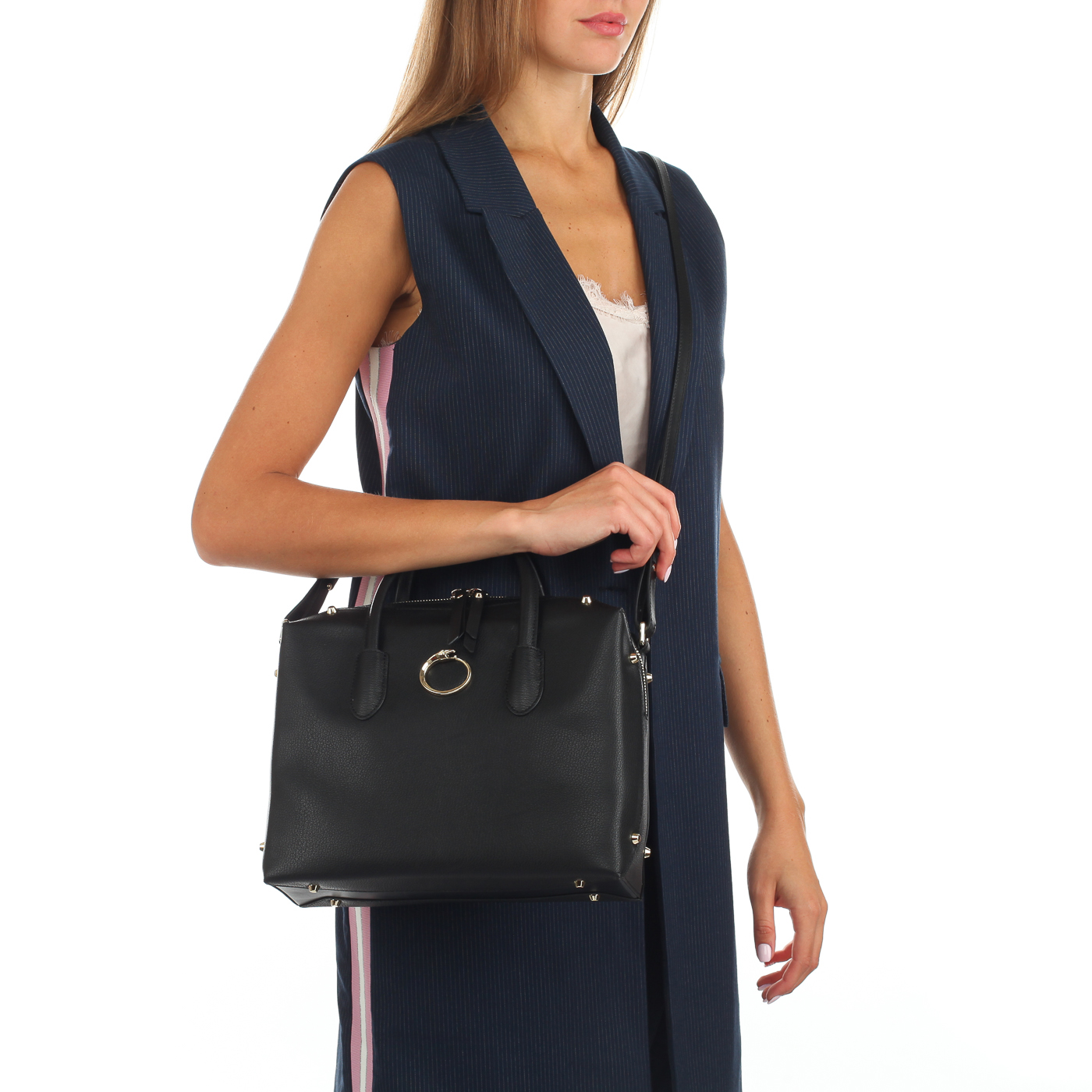 Классическая сумка с ручками Cavalli Class Diva