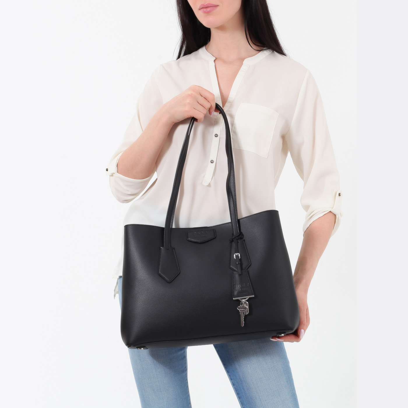 Сумка-тоут с двумя отделами DKNY Sullivan R84A8943-B3L - 2000557994744 ...
