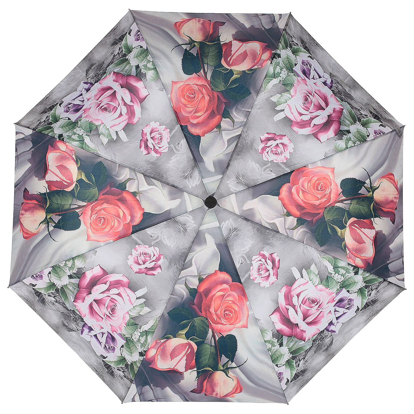 Автоматический зонт с цветочным принтом Raindrops 