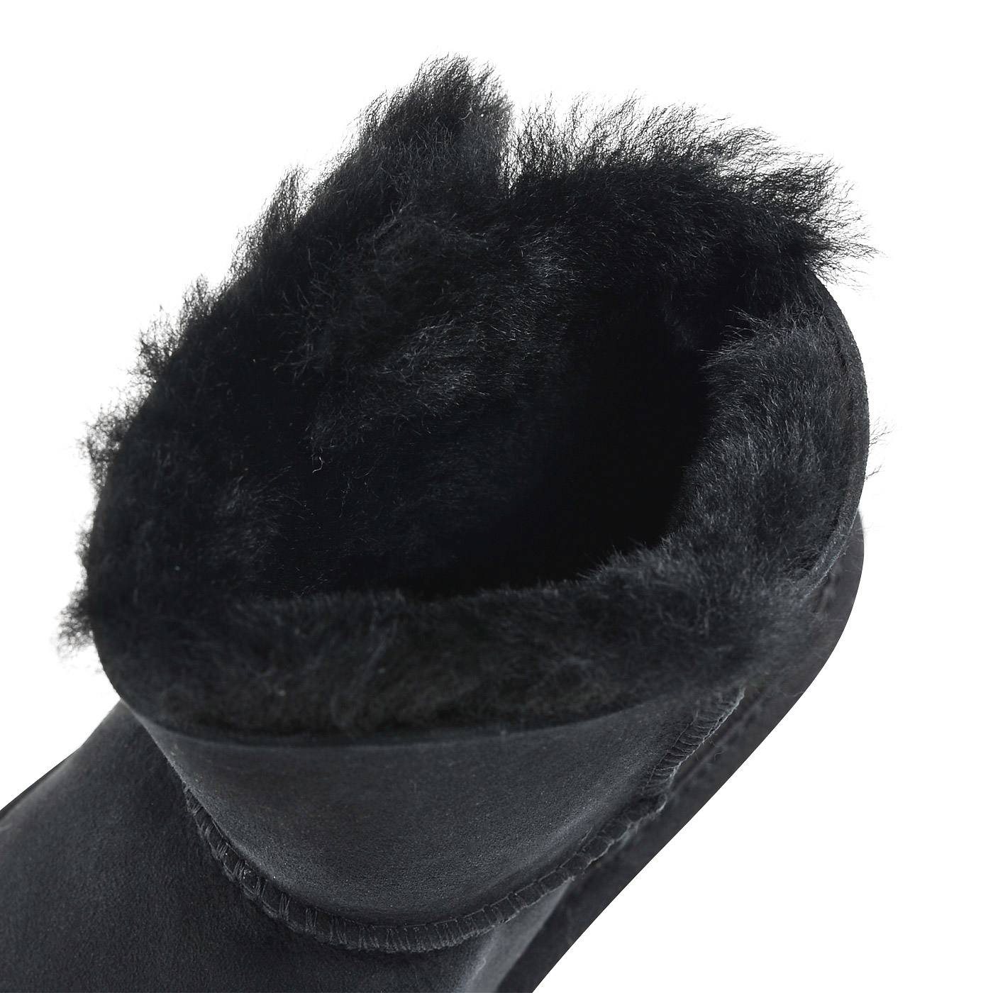 Черные замшевые угги EMU Australia Denman Mini