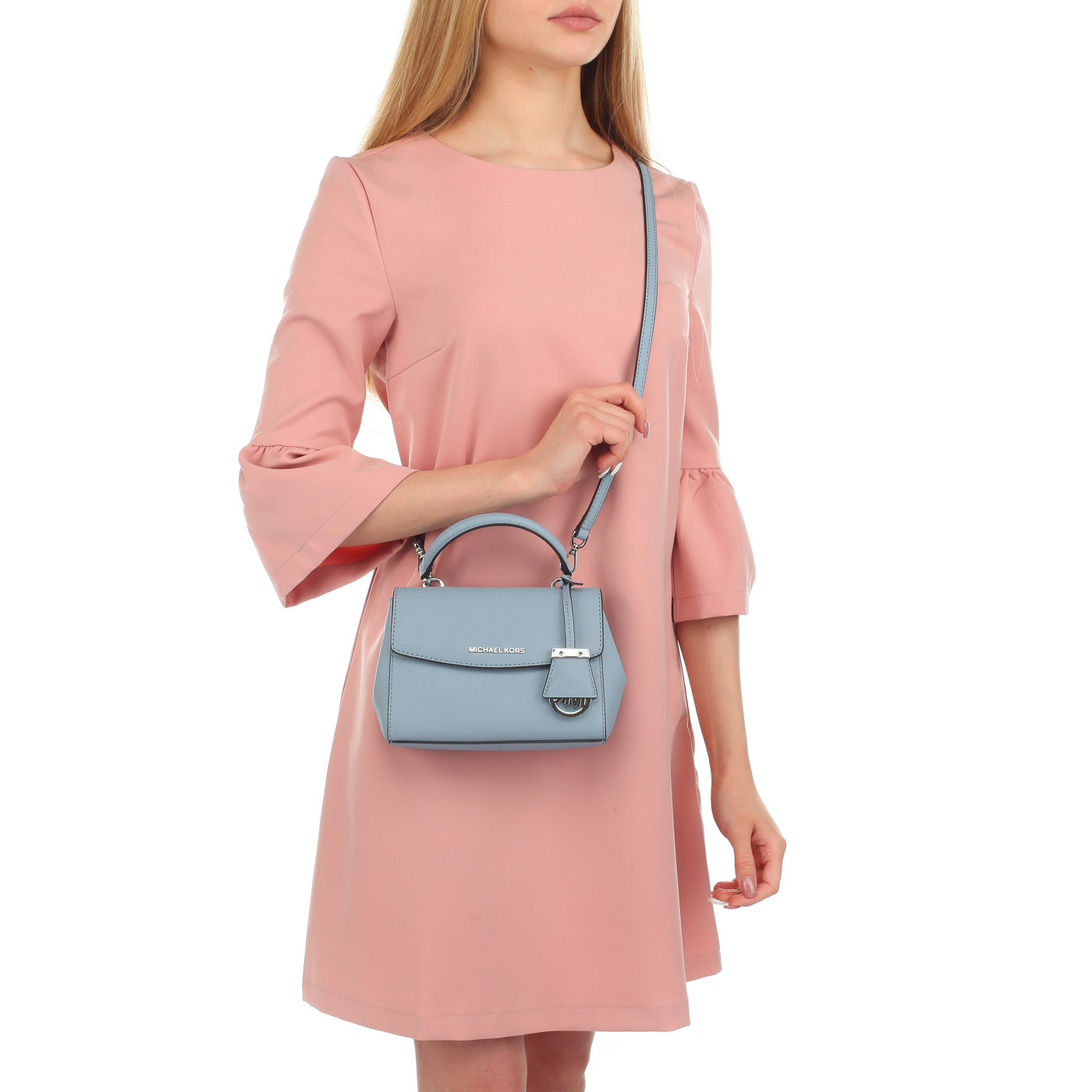 Женская сумочка из натурального сафьяна Michael Kors Ava