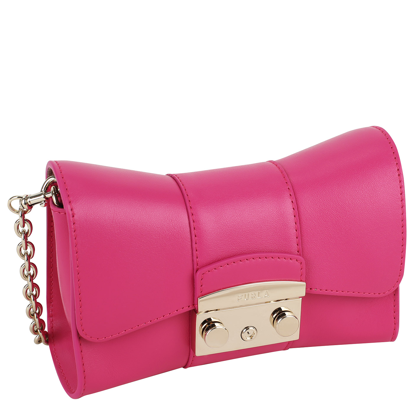 Кожаная сумка с цепочкой Furla Metropolis