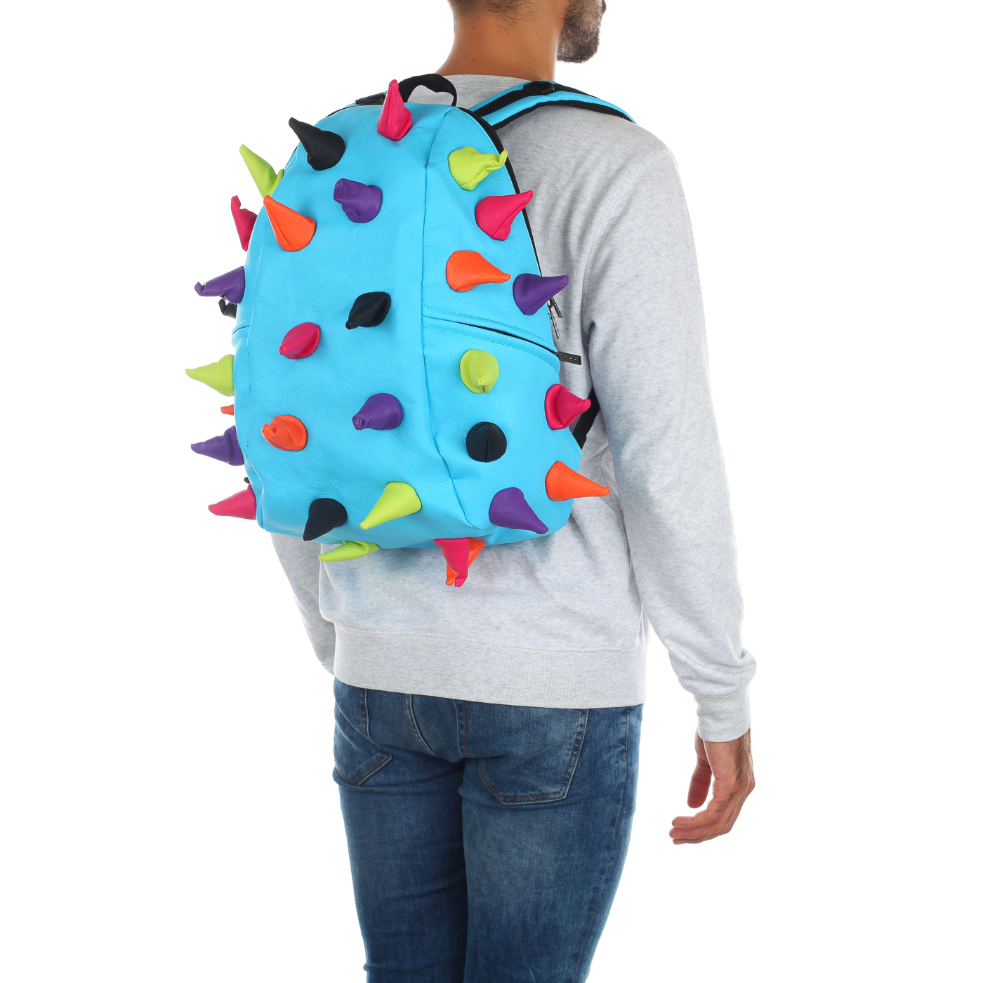 Яркий рюкзак для ноутбука с мягкими шипами MadPax Rex 2 Full Whirpoo