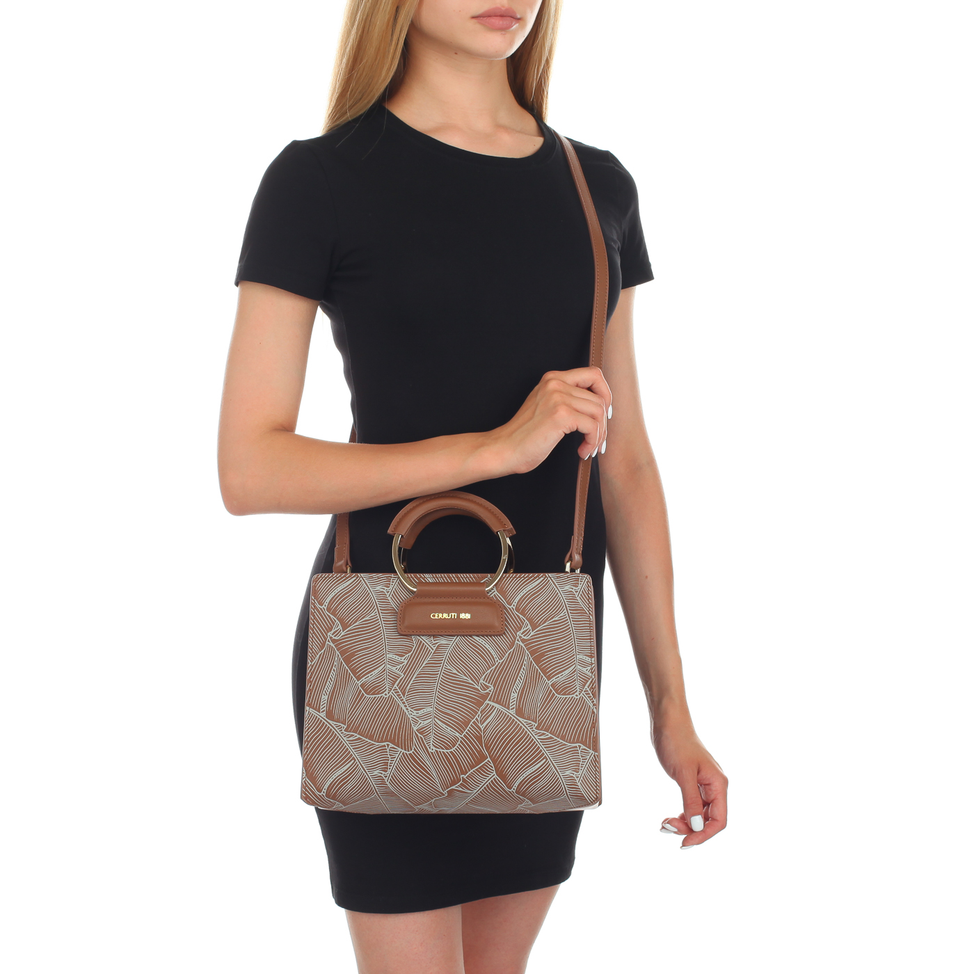 Женская сумка с круглыми ручками Cerruti 1881 Flora