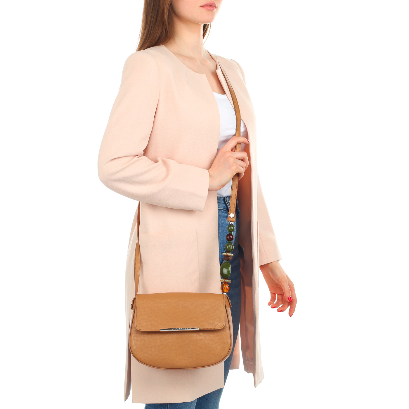 Женская сумочка-седло с плечевым ремешком Roberta Gandolfi Jasmine