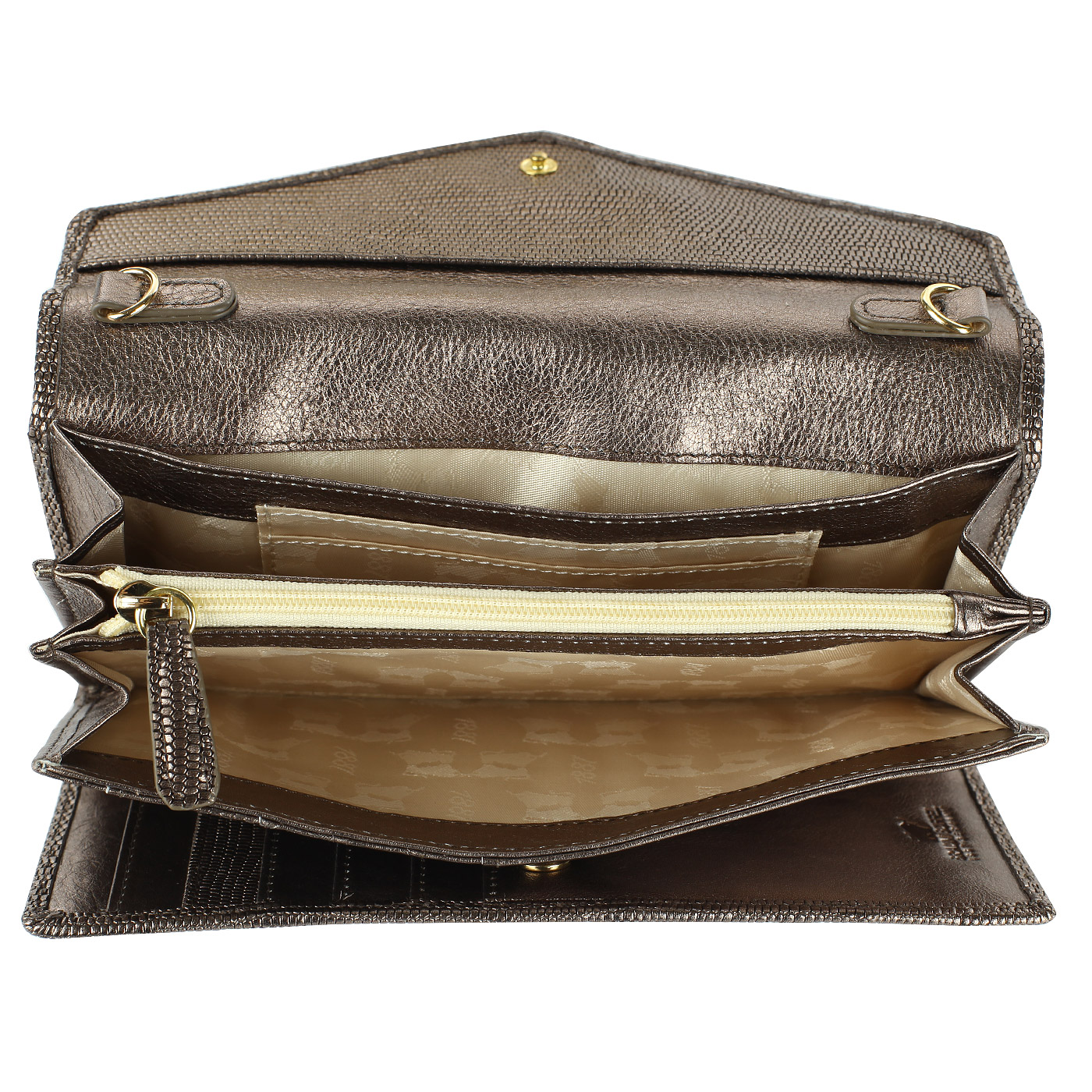 Женское кожаное портмоне с ремешком Braun Buffel Hollywood