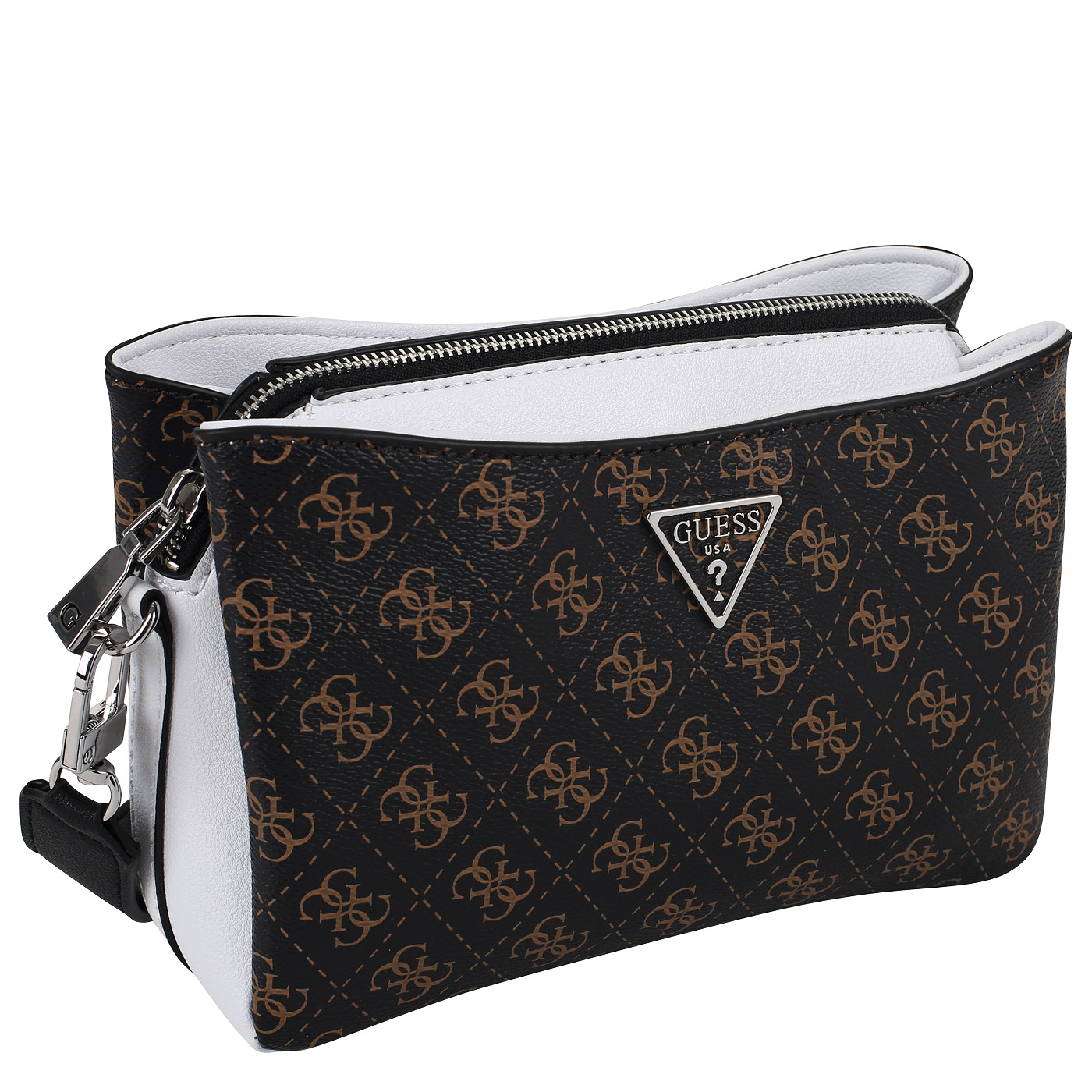 Сумка через плечо Guess Ambrose HWSY81 08140_brown/white