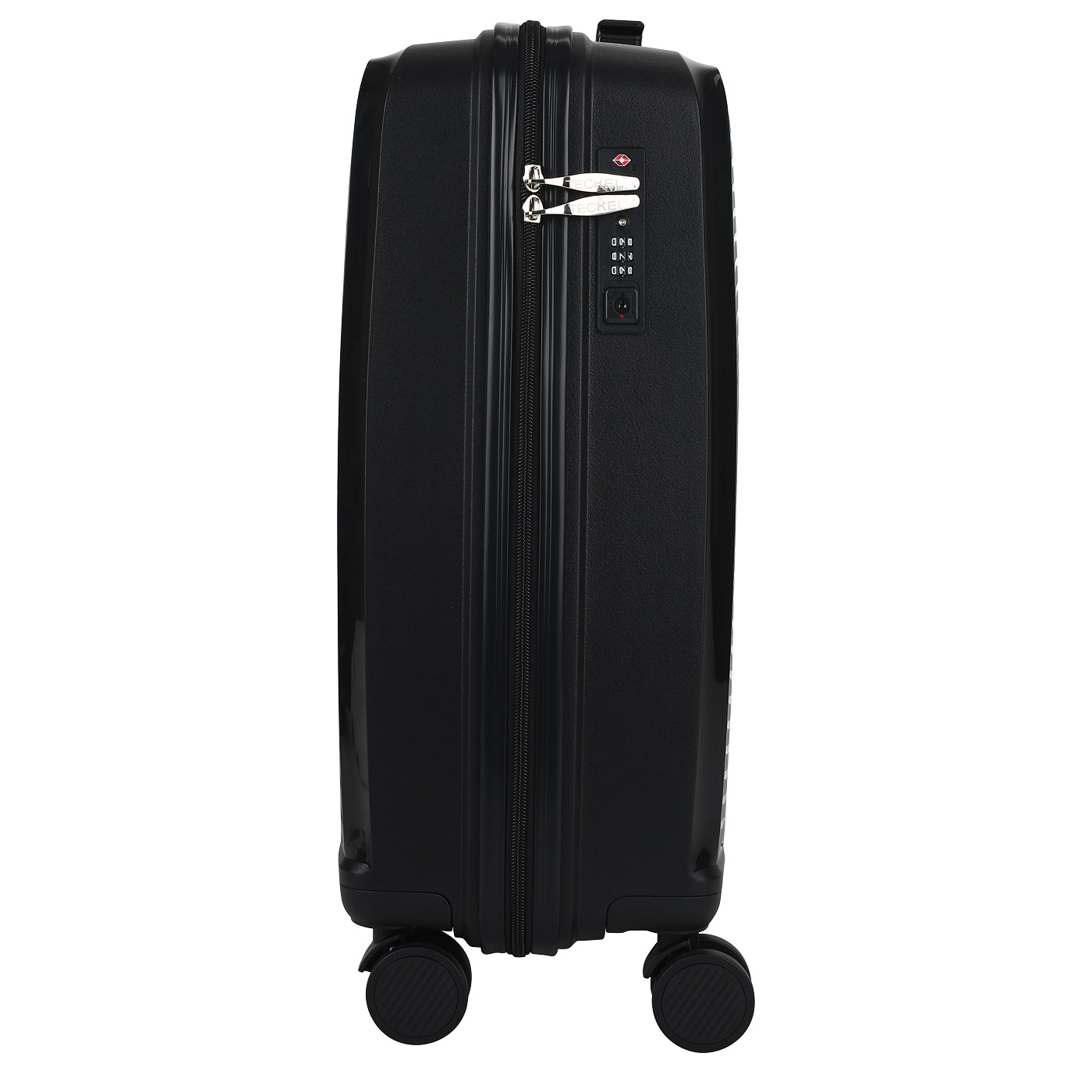 Чемодан маленький S из полипропилена с кодовым замком Teckel Skydriver