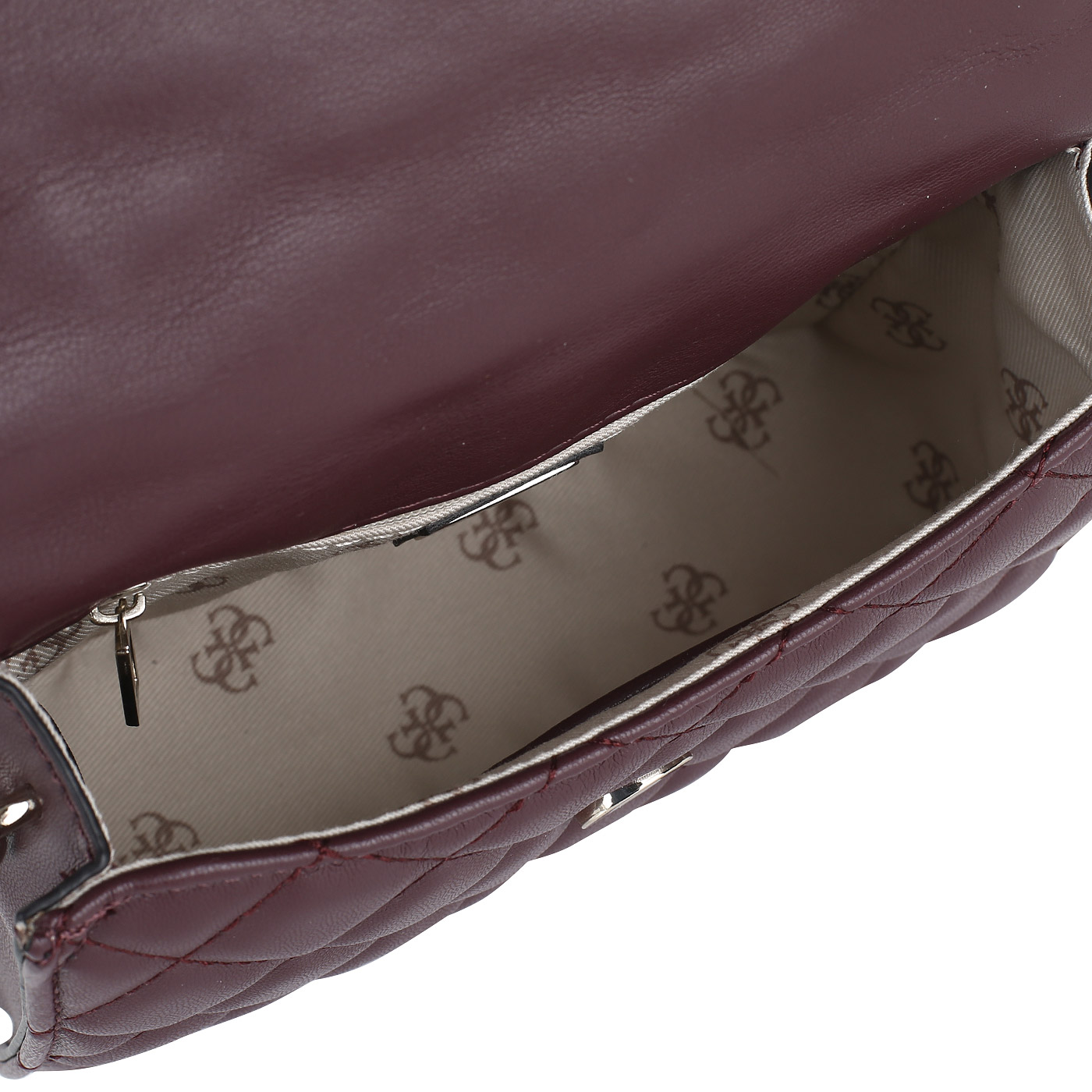 Бордовая сумочка Guess Victoria