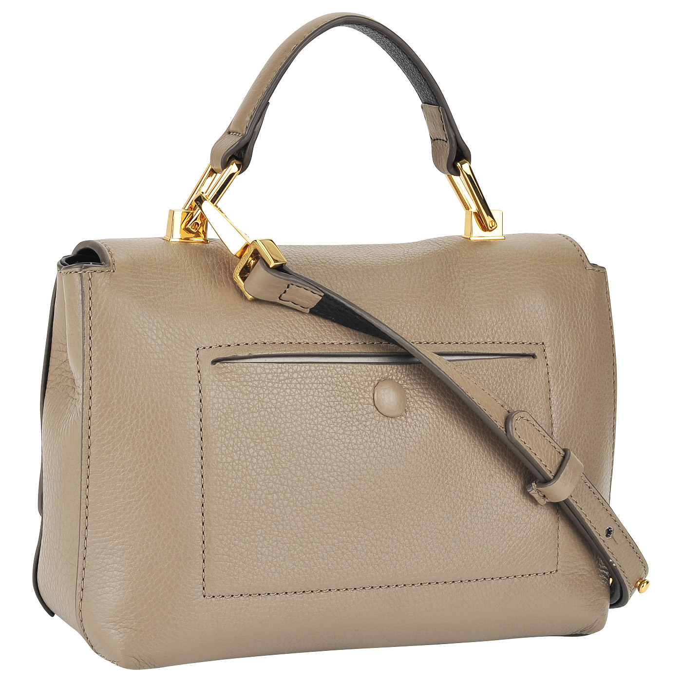 Маленькая кожаная сумочка со съемным ремешком Coccinelle Liya