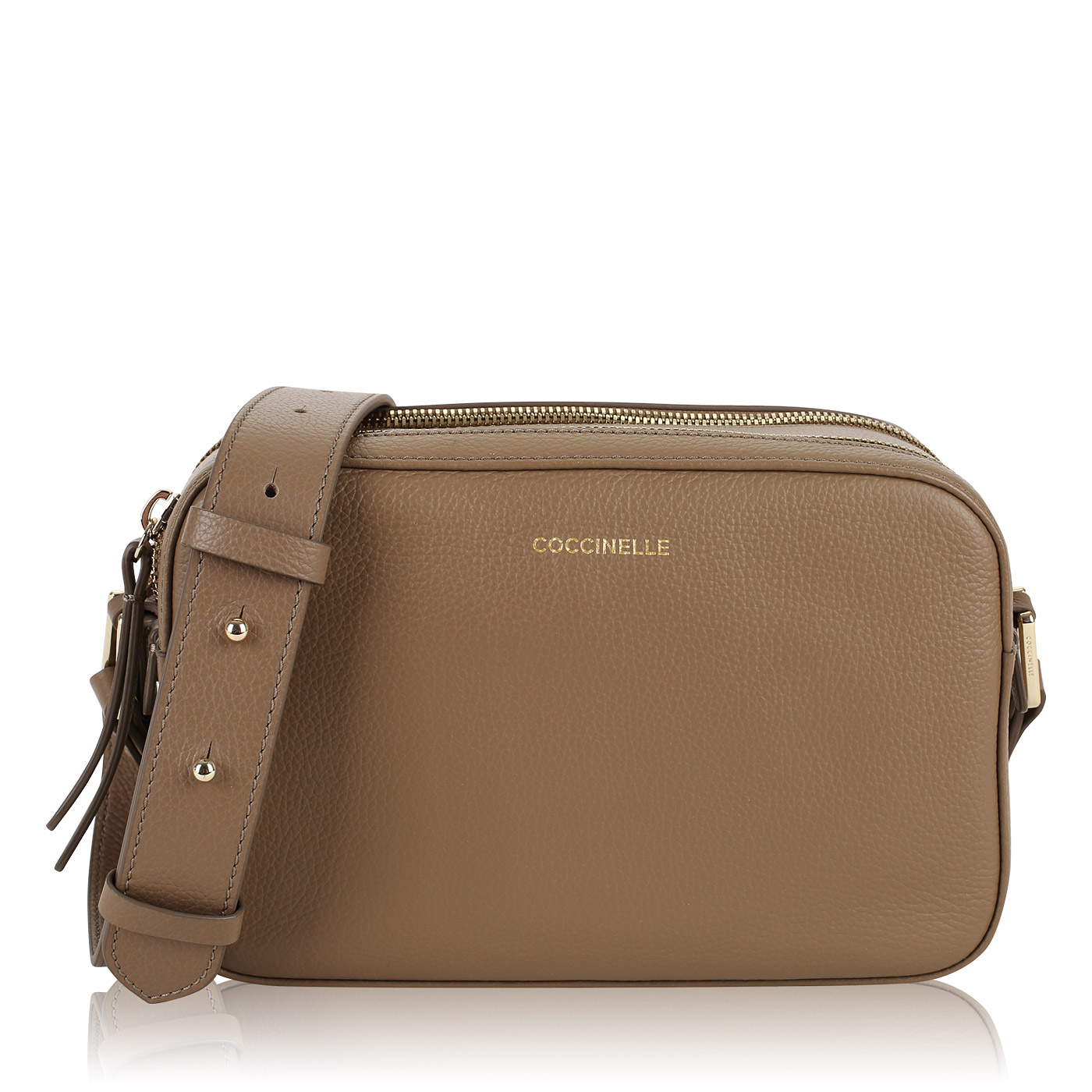 Coccinelle Серо-коричневая сумка