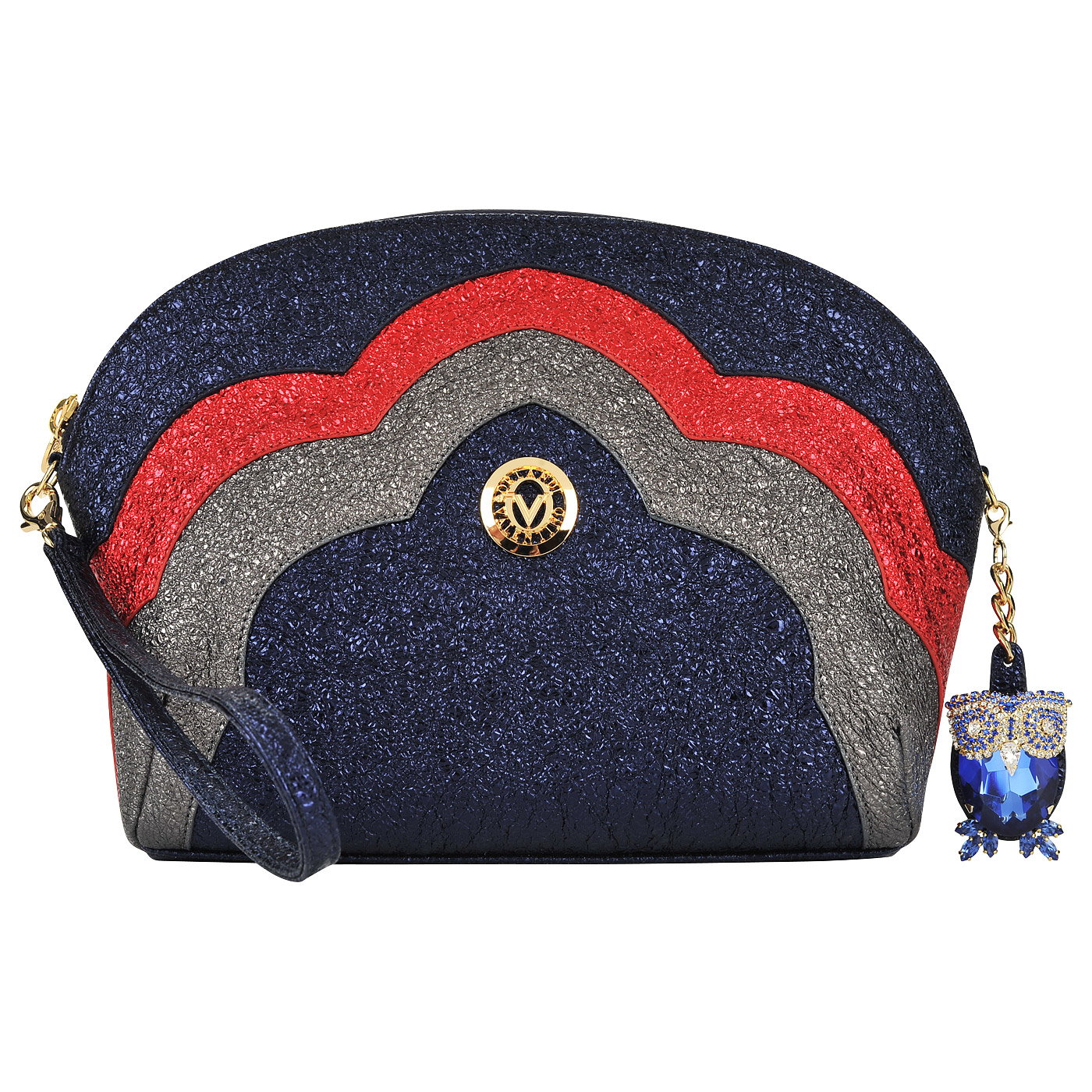 Valentino Orlandi Женская кожаная сумочка с плечевой цепочкой