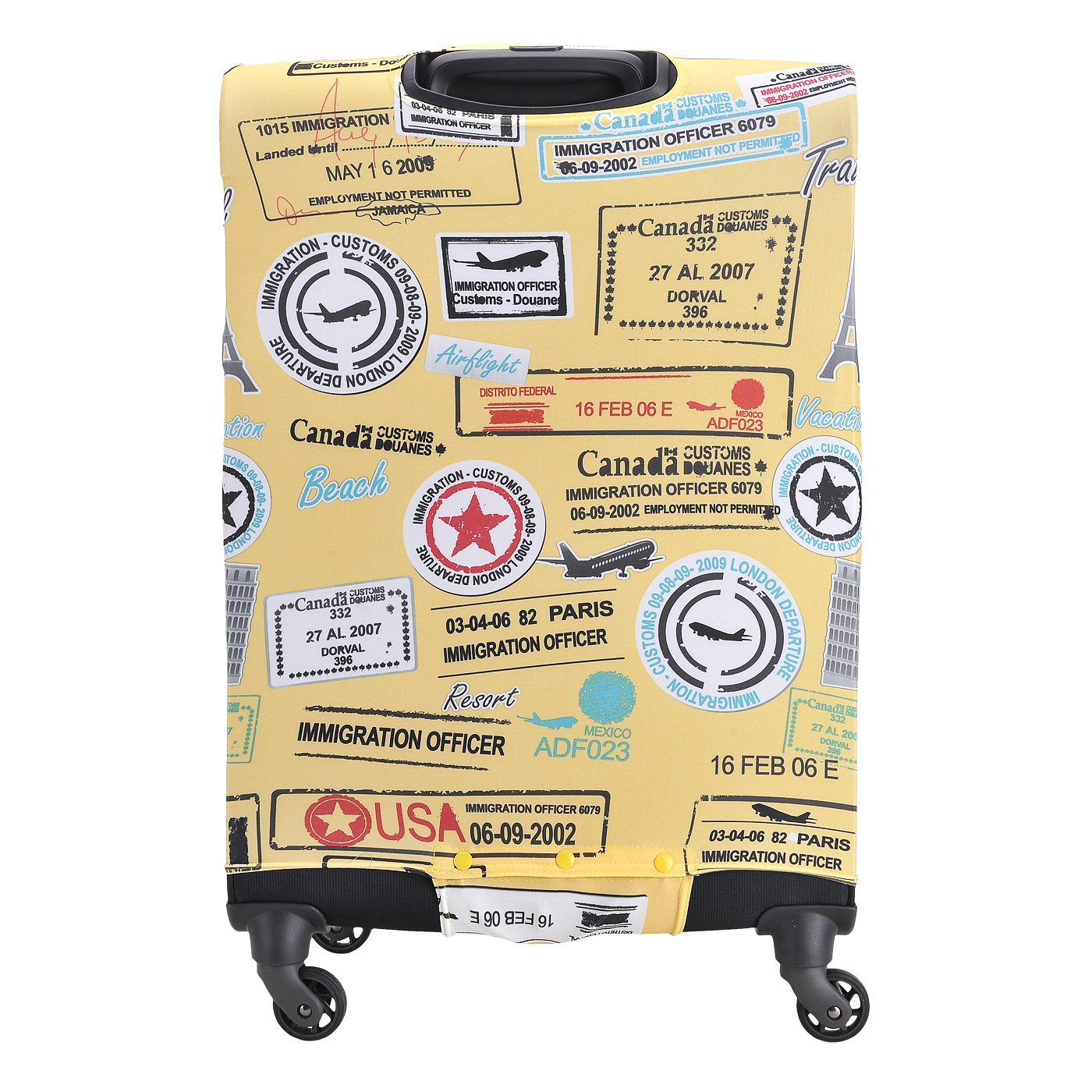 Чехол для чемодана Eberhart Yellow Stickers