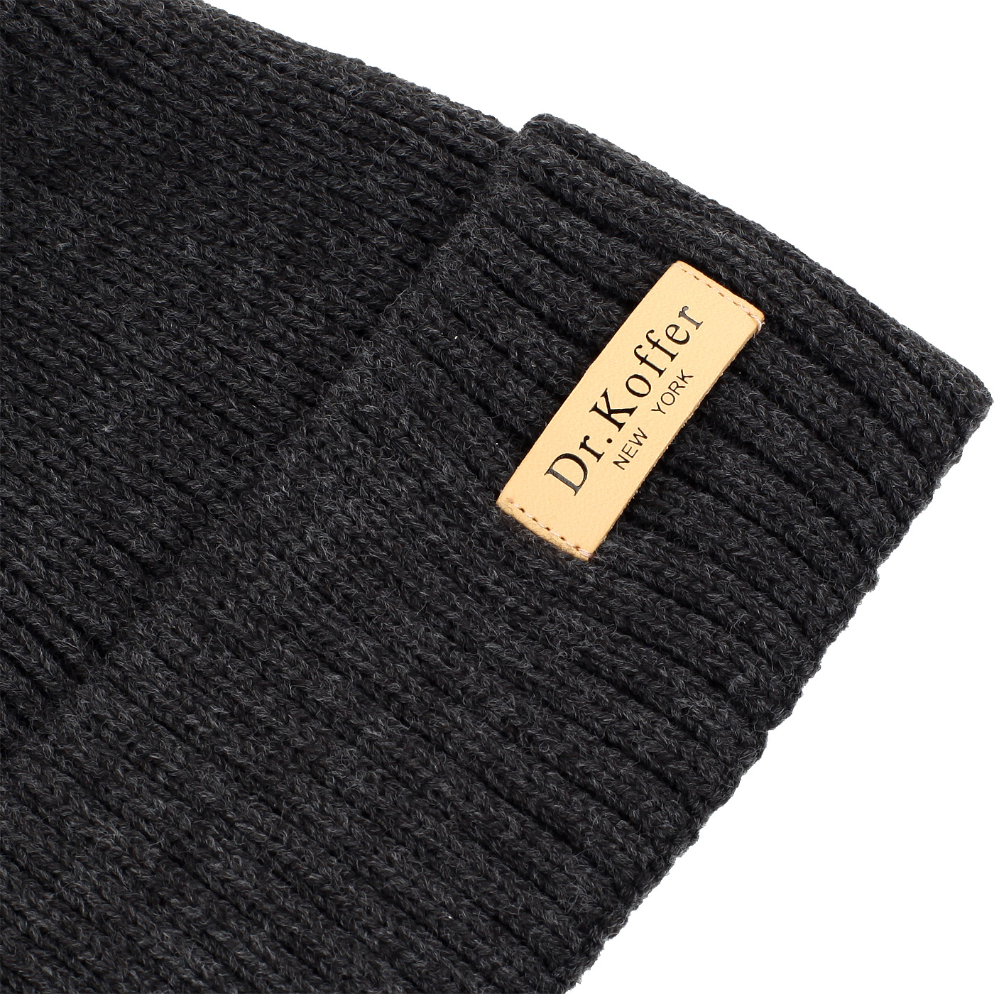 Мужская шапка серого цвета Dr. Koffer 