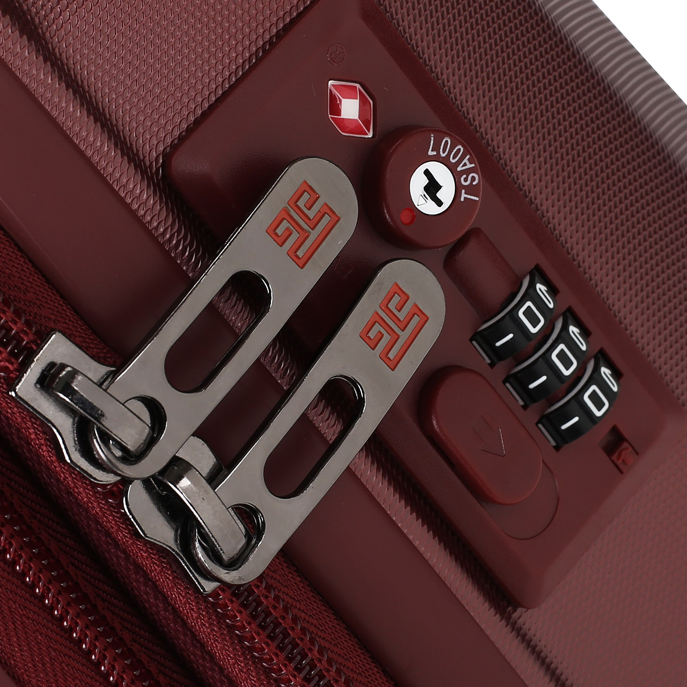 Чемодан маленький S из поликарбоната с кодовым замком Eberhart Emerald Glow-2