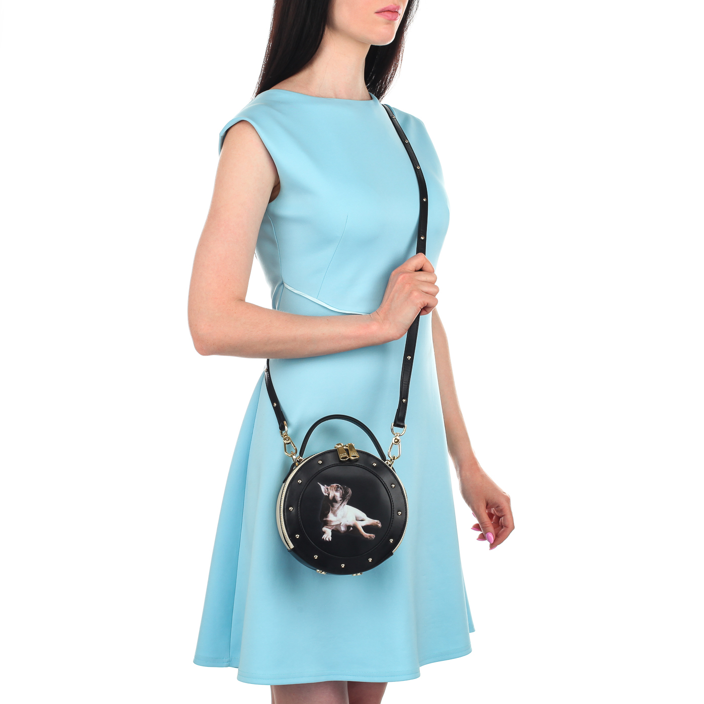 Женская круглая сумочка с принтом Fiato Dream 