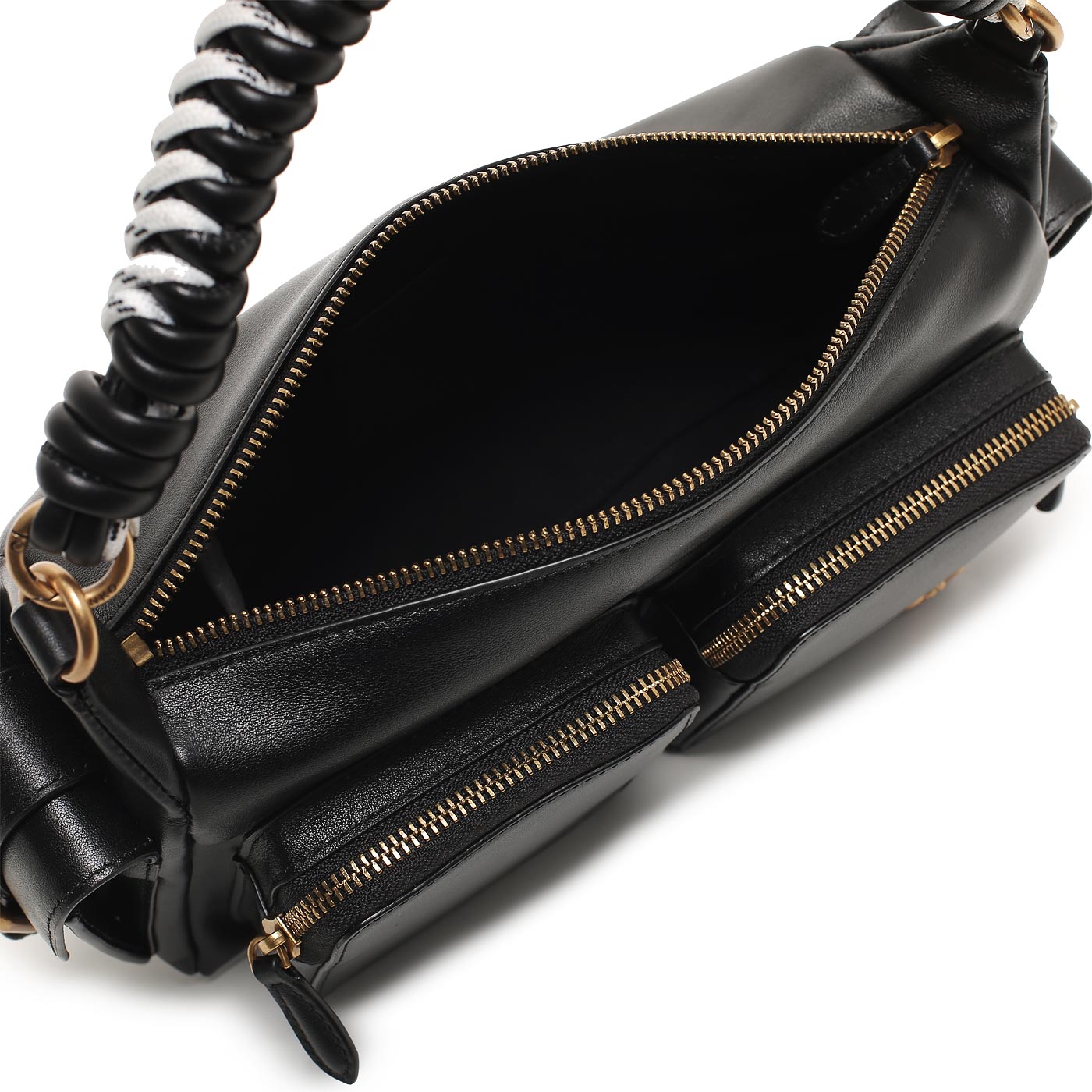 Кожаная сумка Pinko Cargo