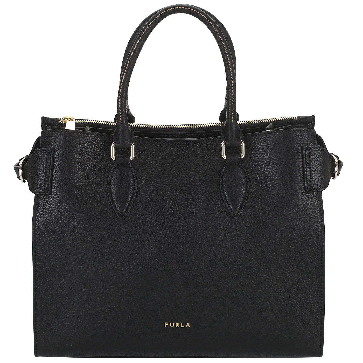 Классическая кожаная сумка Furla Zone BACF_onyx - 2000558098212 черный ...