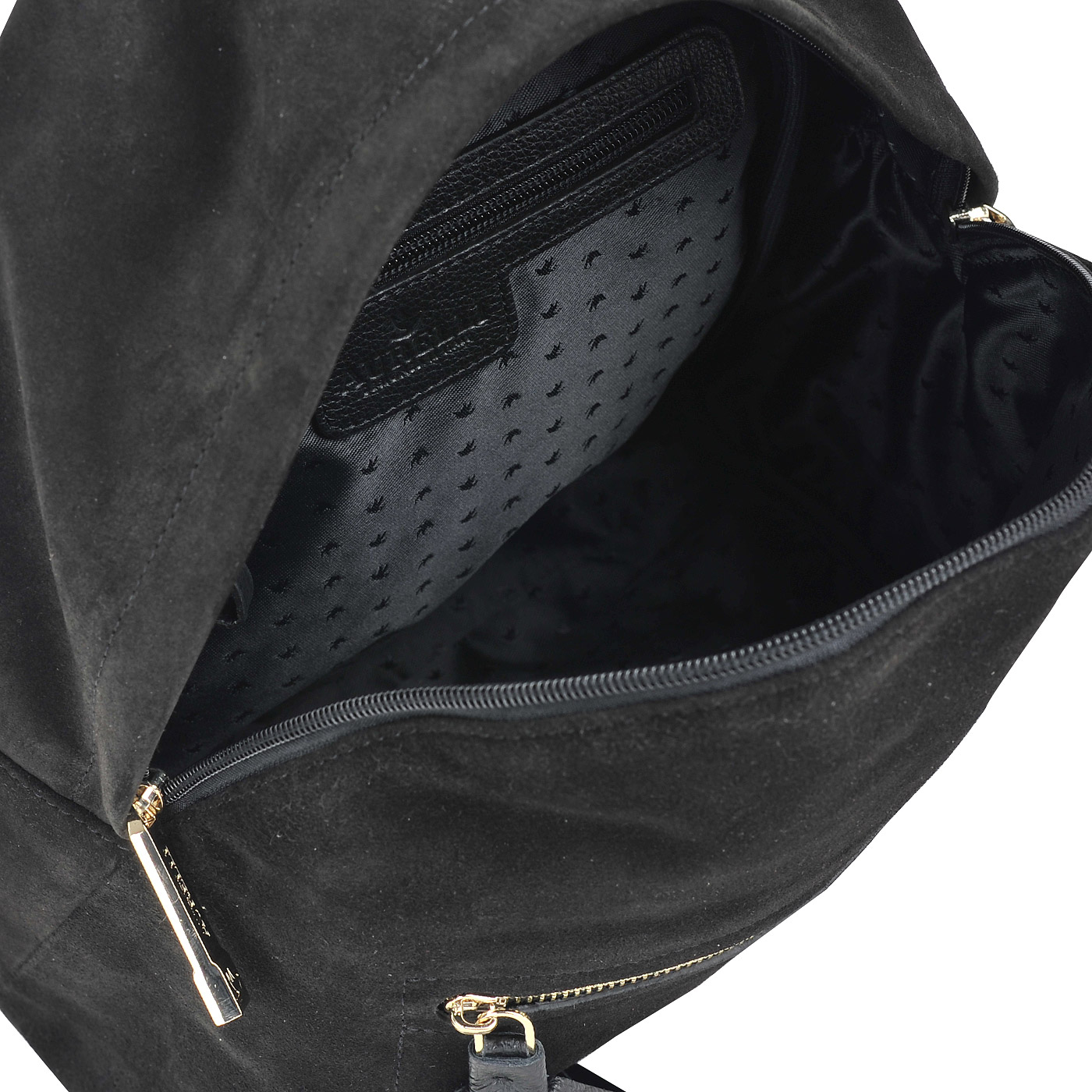 Женский замшевый рюкзак на двойной молнии Aurelli Suede