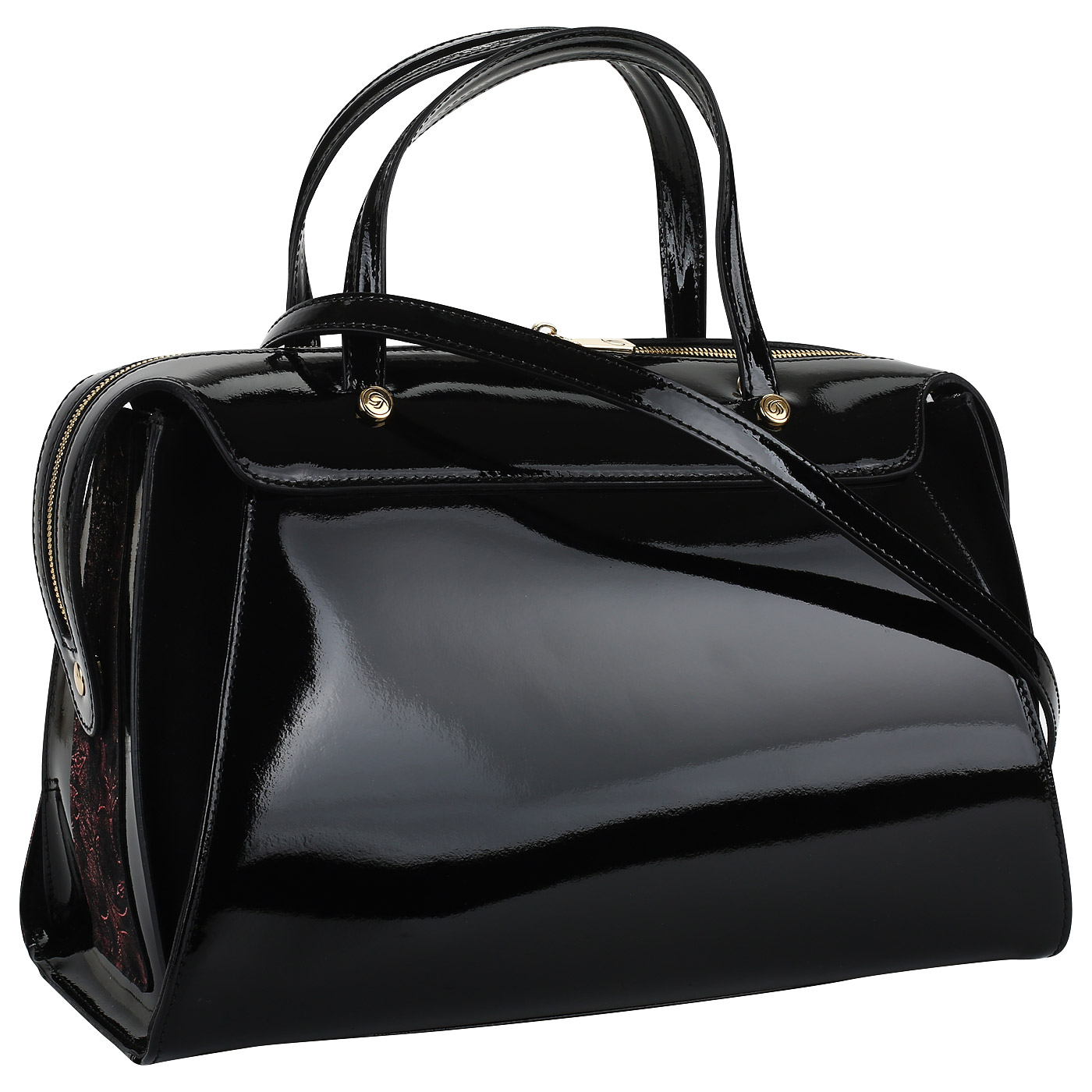 Комбинированная сумка со съемным ремешком Gilda Tonelli Vern Cap Fogl