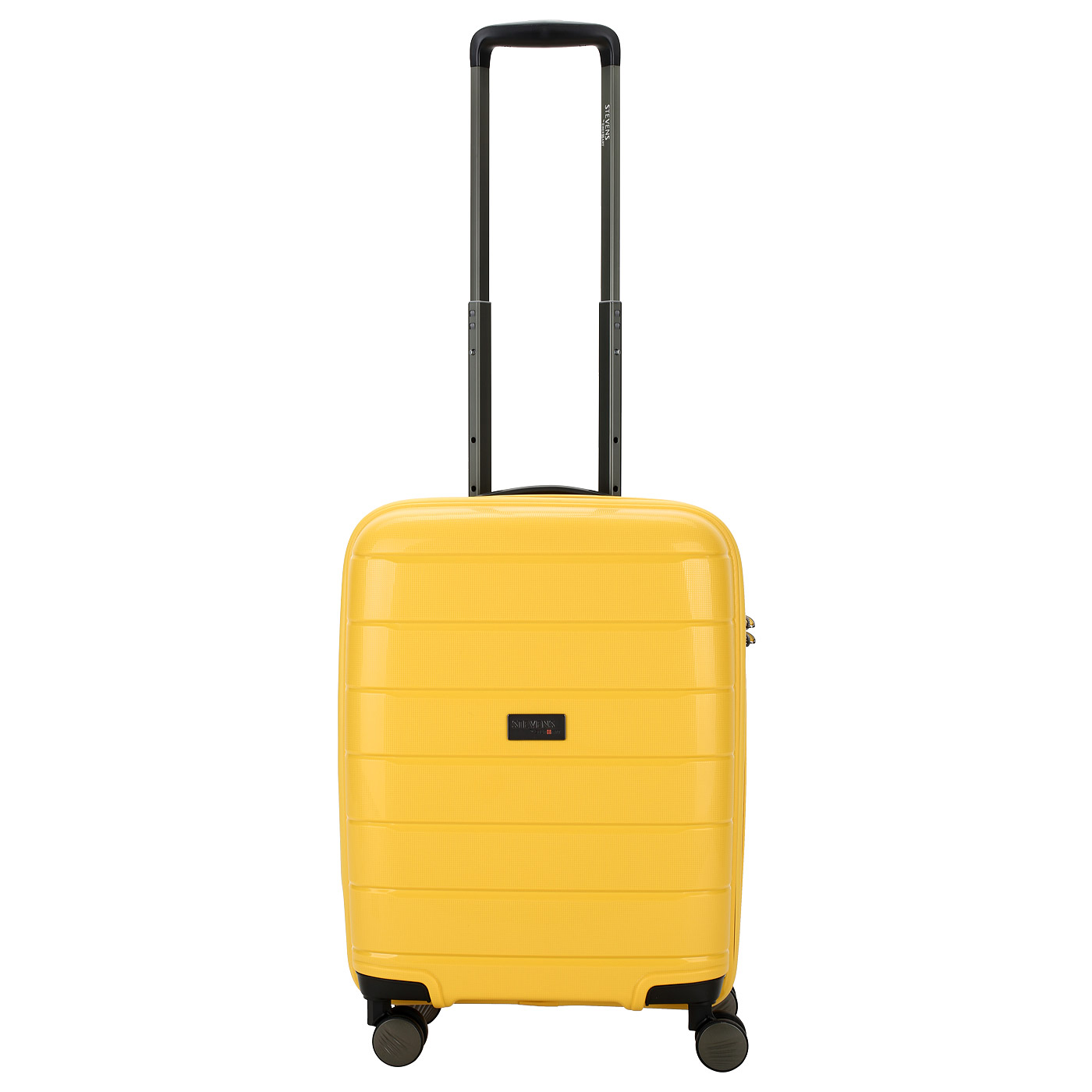 Маленький чемодан из желтого пластика Stevens Oxford