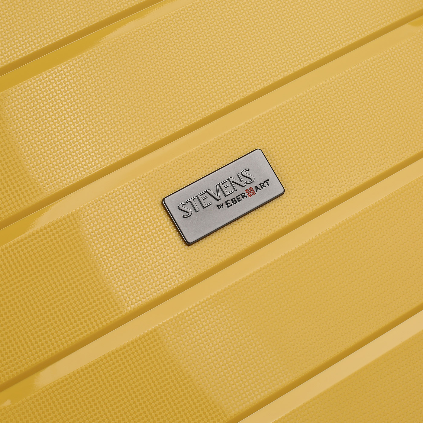 Маленький чемодан из желтого пластика Stevens Oxford