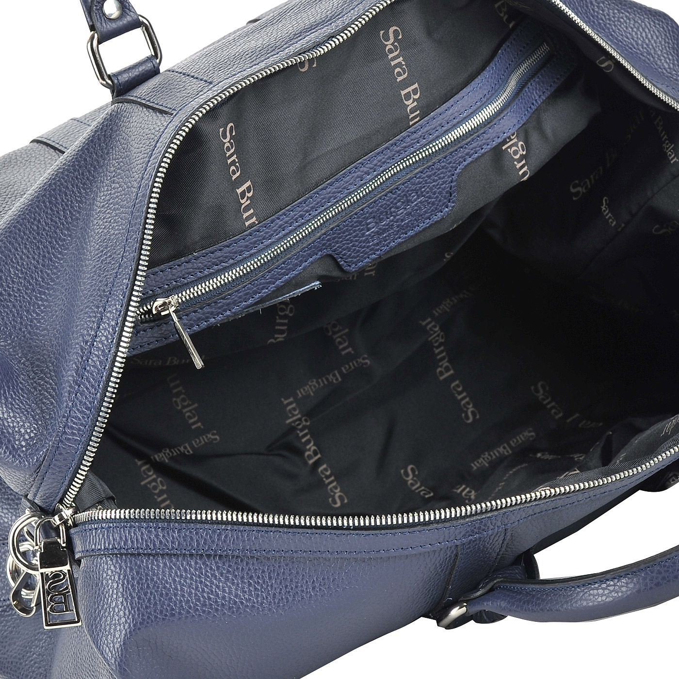 Кожаная дорожная сумка со съемным плечевым ремешком Sara Burglar Atos