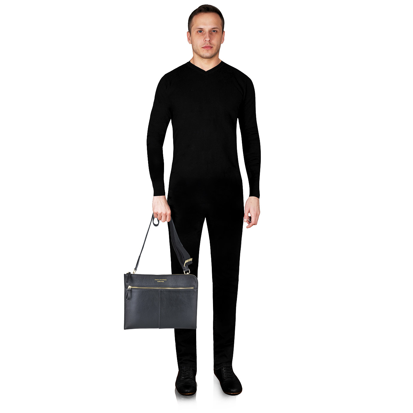 Мужская кожаная деловая сумка Piquadro Archimede