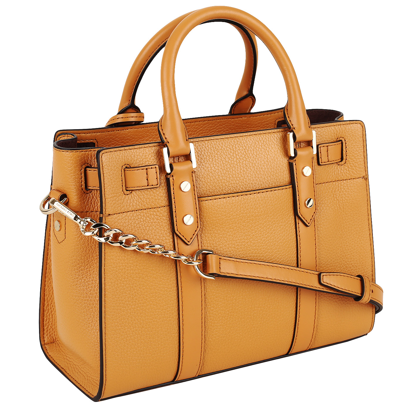 Кожаная сумка на молнии Michael Kors Nouveau Hamilton