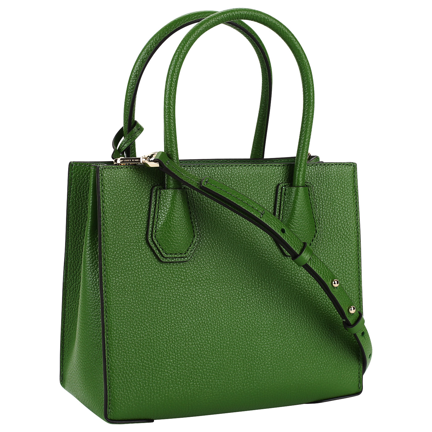 Кожаная сумочка с аппликацией Michael Kors Mercer