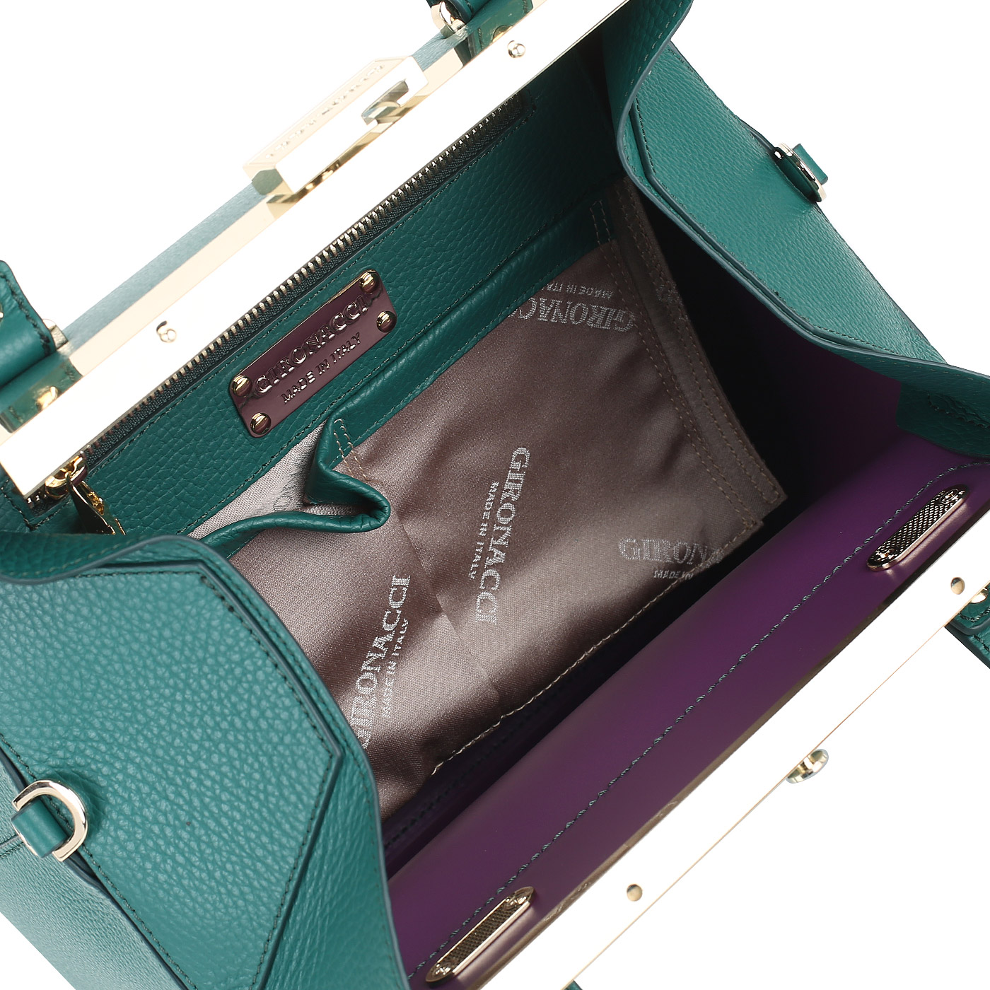 Сумочка с рамочным замком Gironacci 1390_verde/viola - 2000557877153 ...