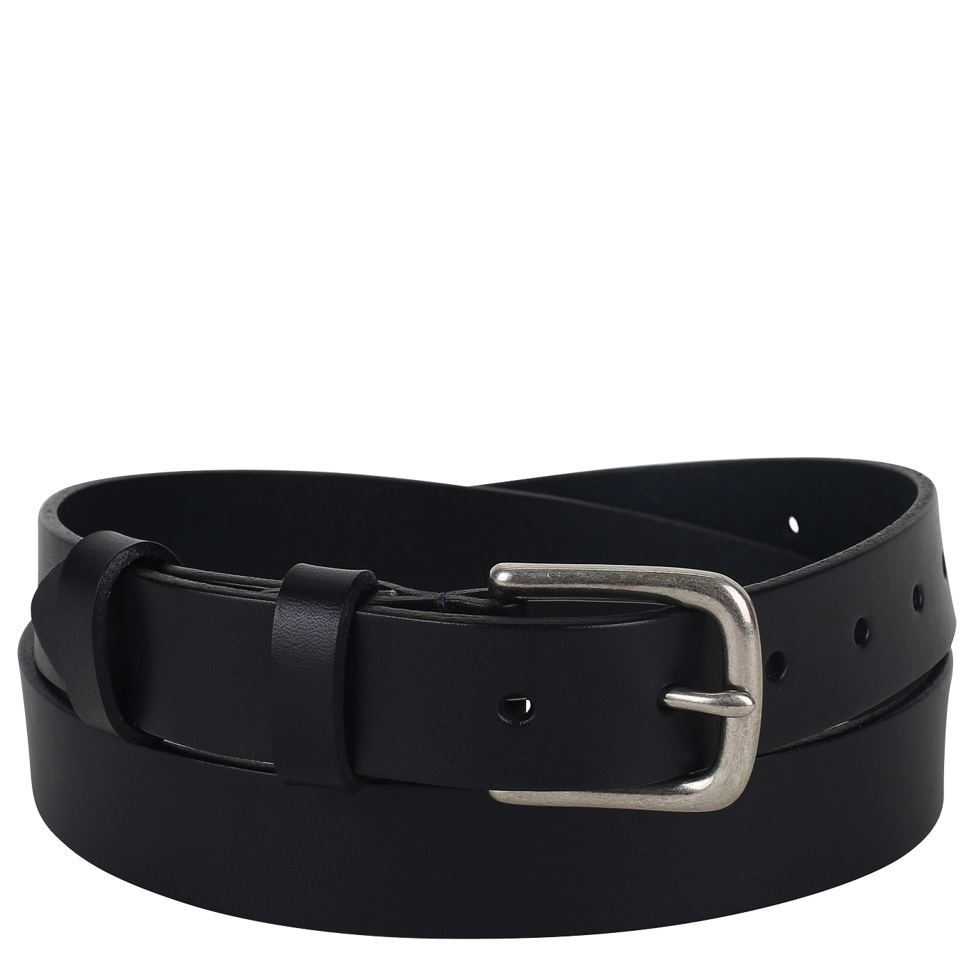 Russian Look Ремень из тёмно-синей кожи