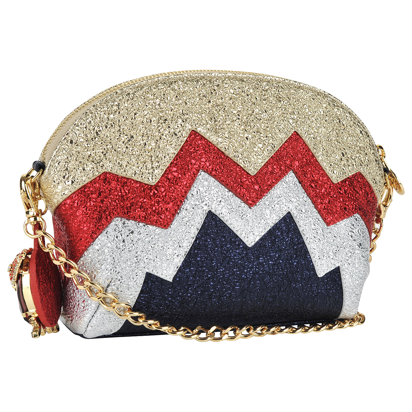 Женская кожаная сумочка с плечевой цепочкой Valentino Orlandi 