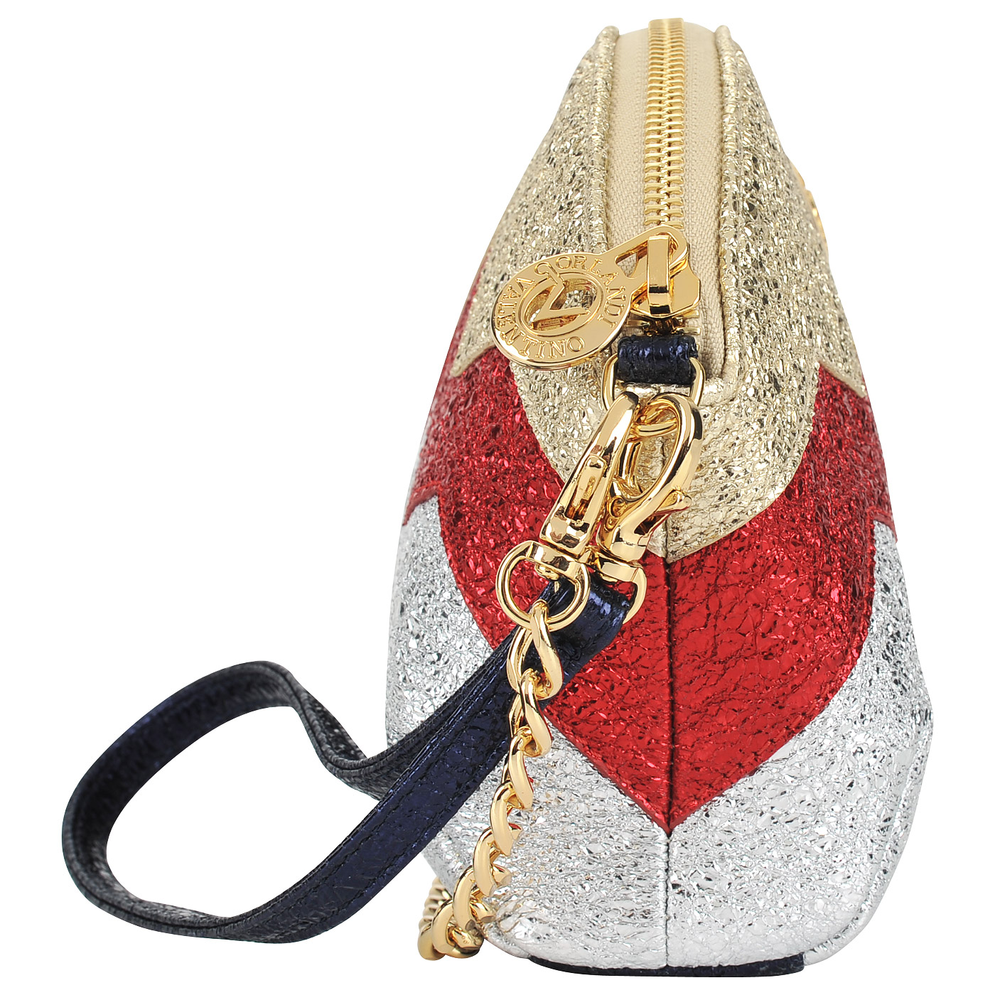 Женская кожаная сумочка с плечевой цепочкой Valentino Orlandi 