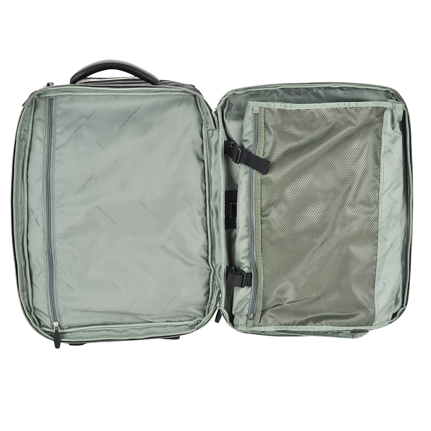 Текстильный чемодан с отделением под ноутбук на колесах Piquadro Link