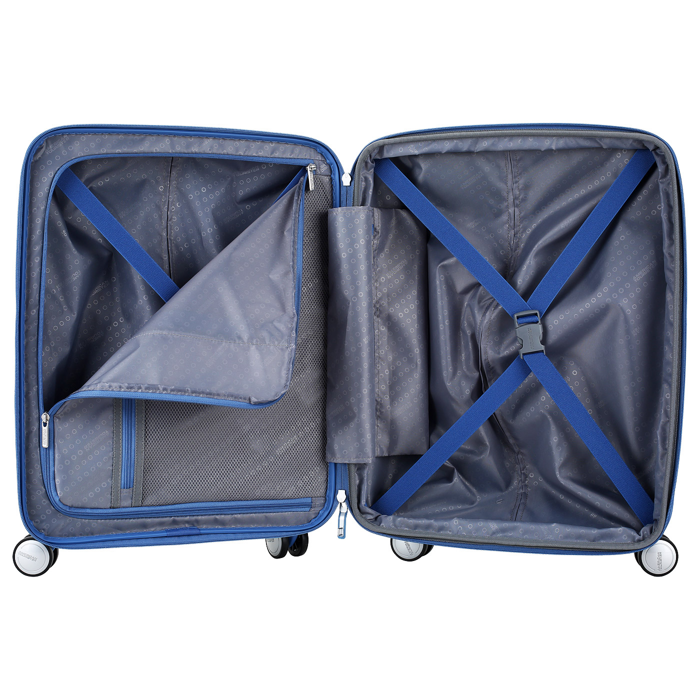 Чемодан для ручной клади из полипропилена с кодовым замком American Tourister Soundbox