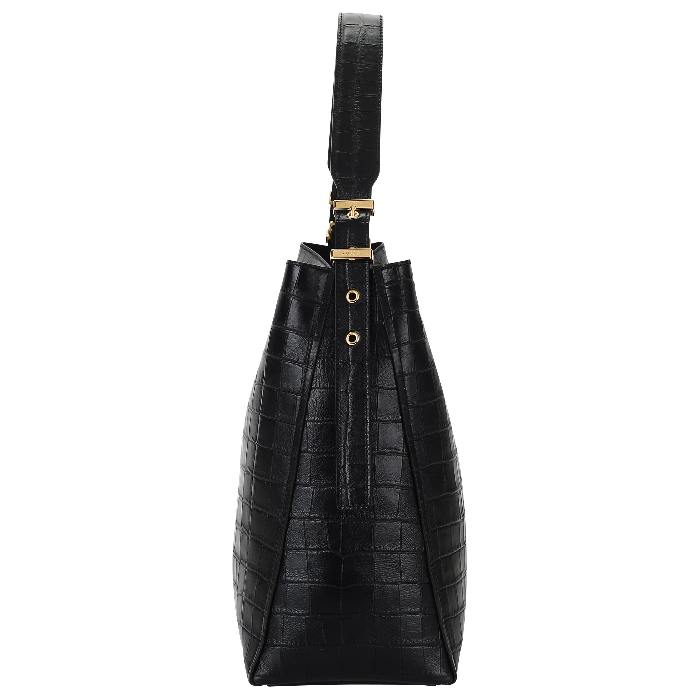 Черная кожаная сумка Furla Belvedere