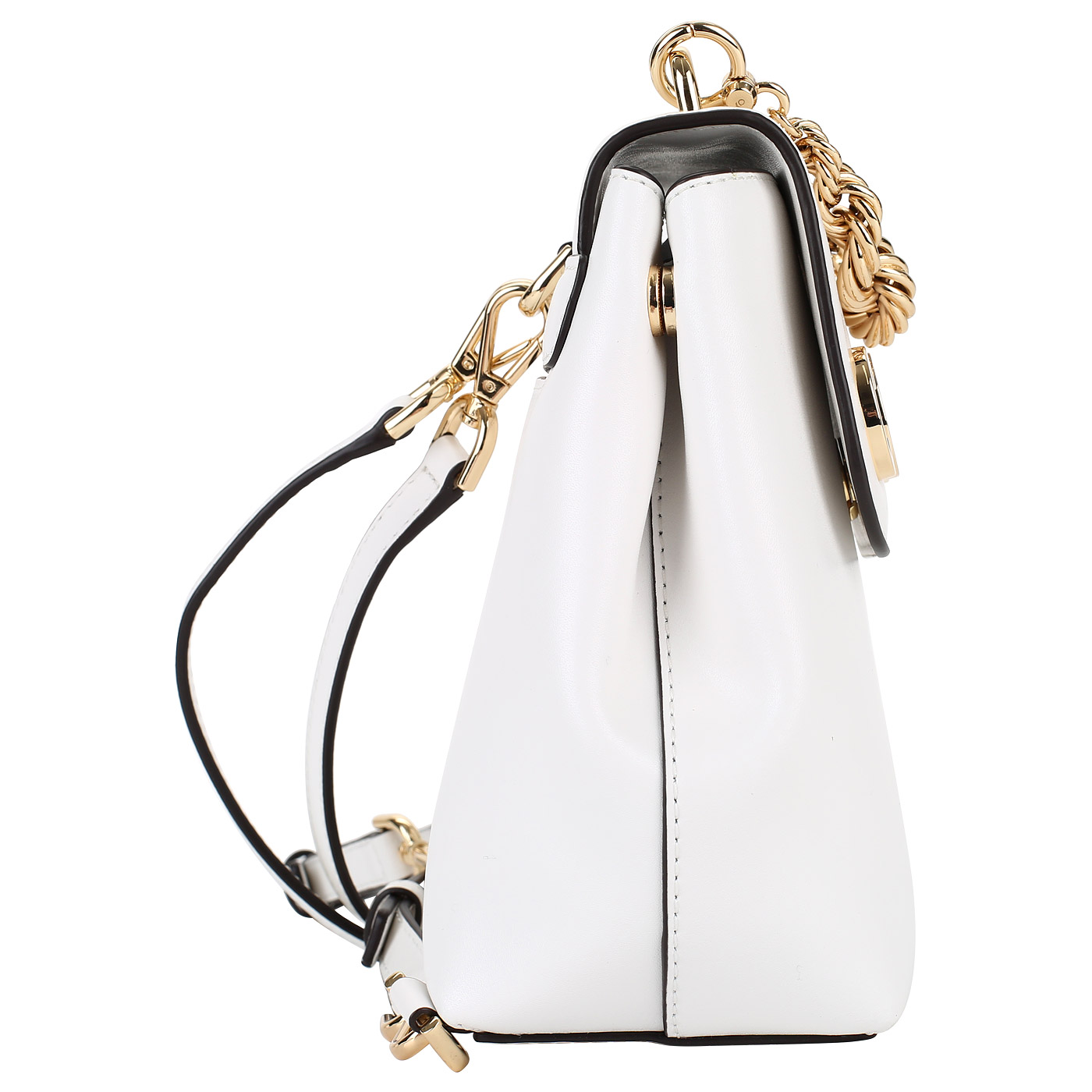 Белый кожаный рюкзачок Michael Kors Mott