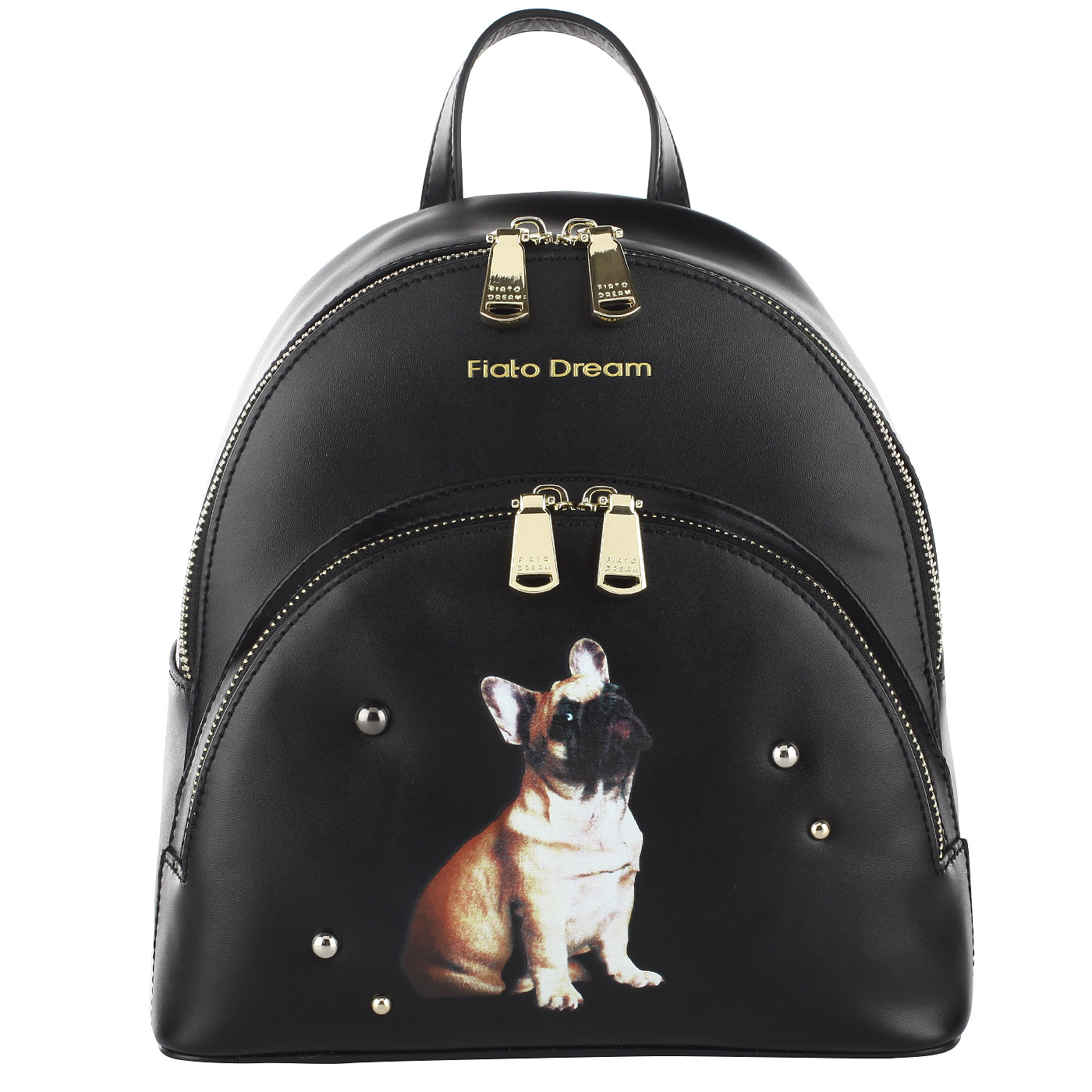Fiato Dream Кожаный рюкзак с принтом