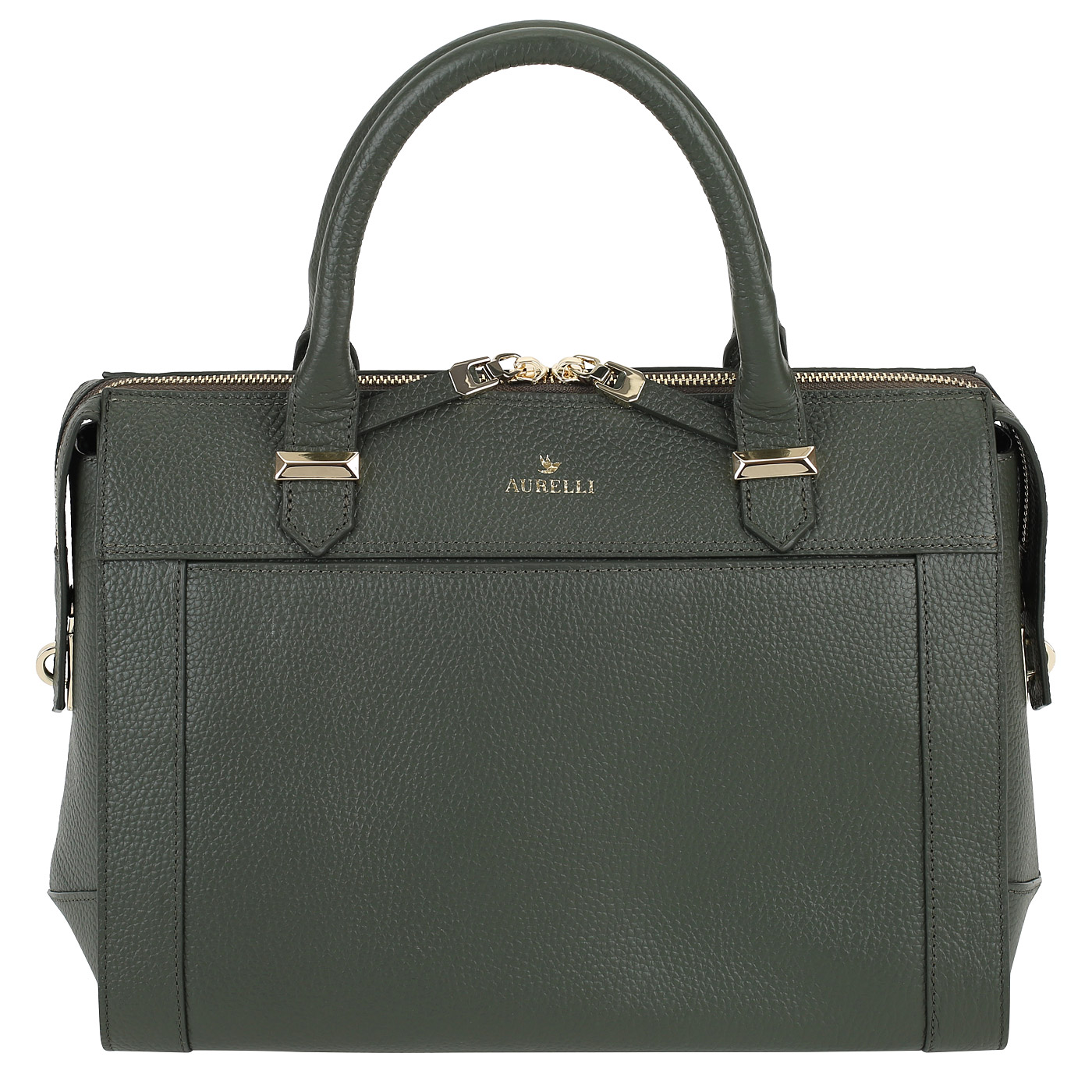 Кожаная сумка Aurelli 17S0055-22G-bosco_pc - 2000558607209 зеленый ...
